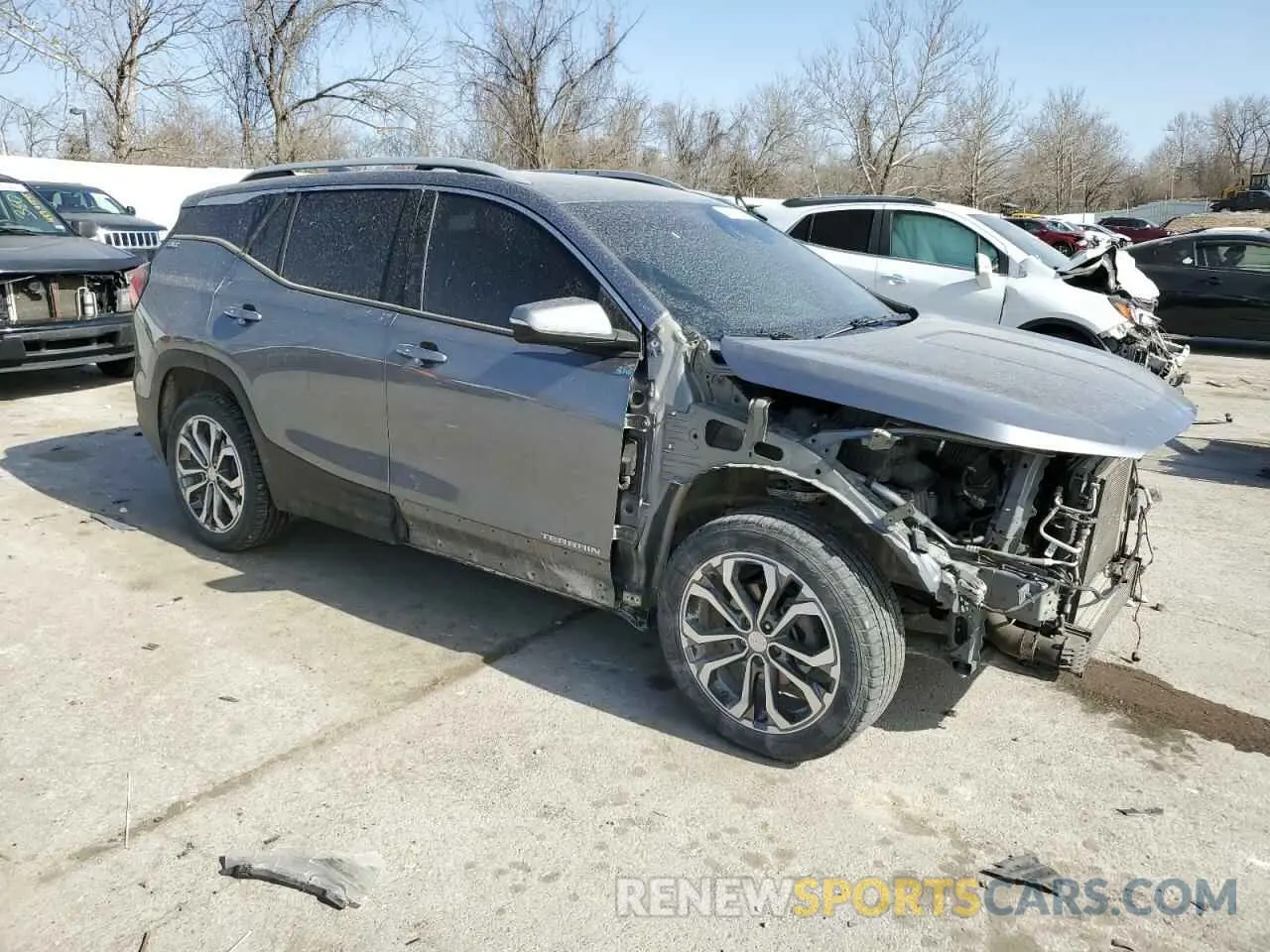 4 fotografías del automóvil dañado 3GKALPEV9ML308483 GMC TERRAIN 2021