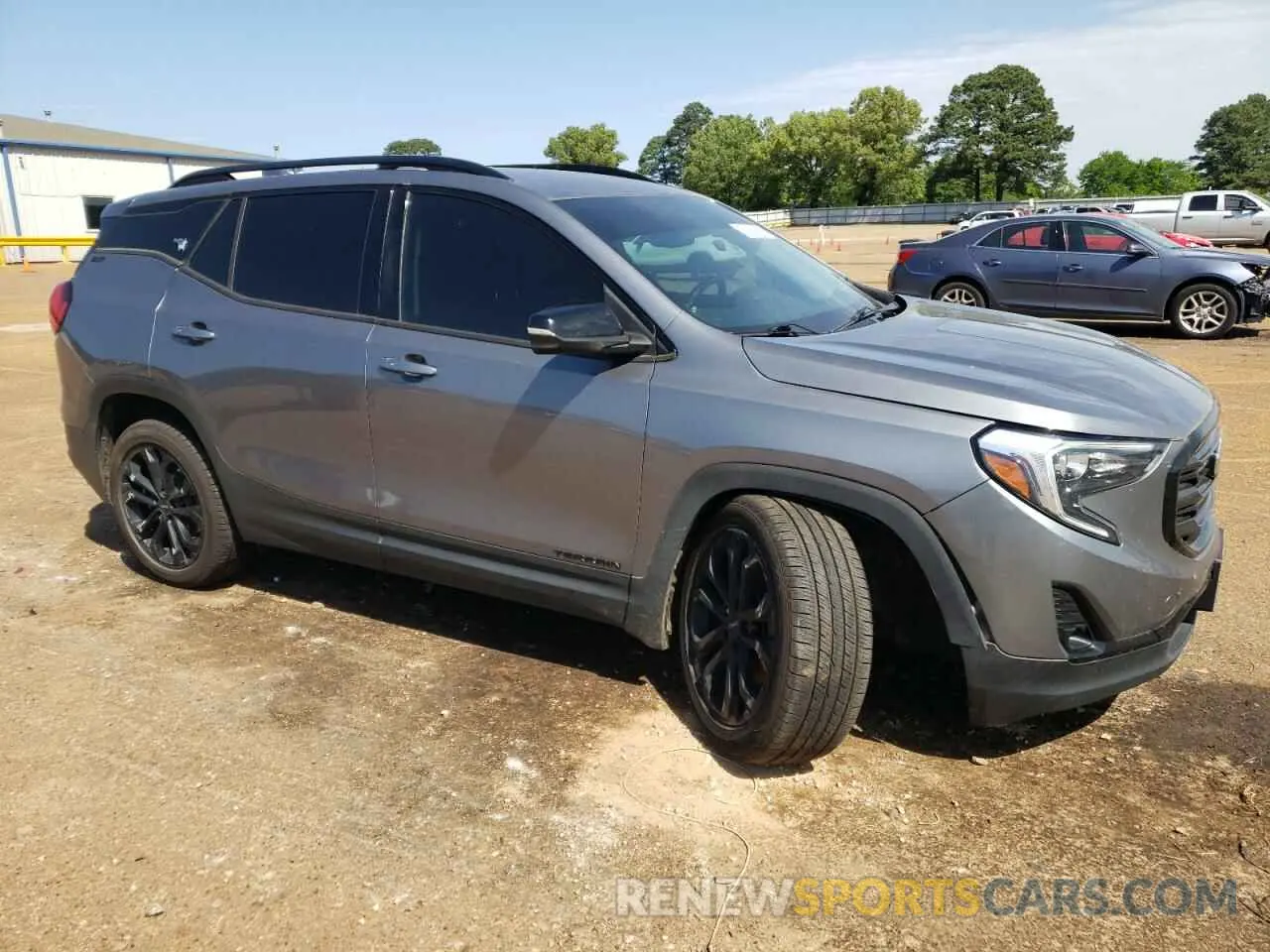 4 fotografías del automóvil dañado 3GKALPEV9ML314400 GMC TERRAIN 2021