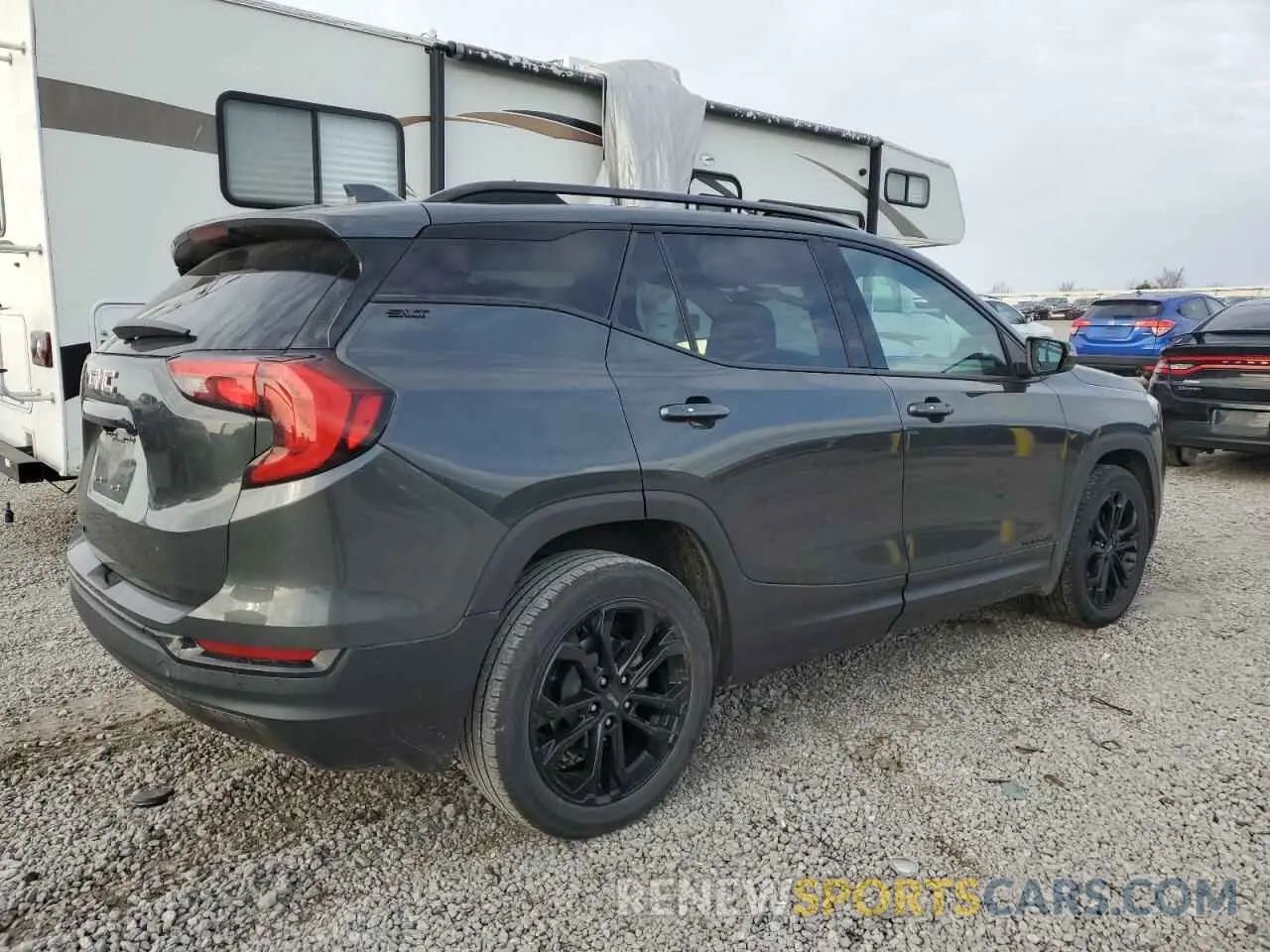 3 fotografías del automóvil dañado 3GKALPEV9ML344173 GMC TERRAIN 2021