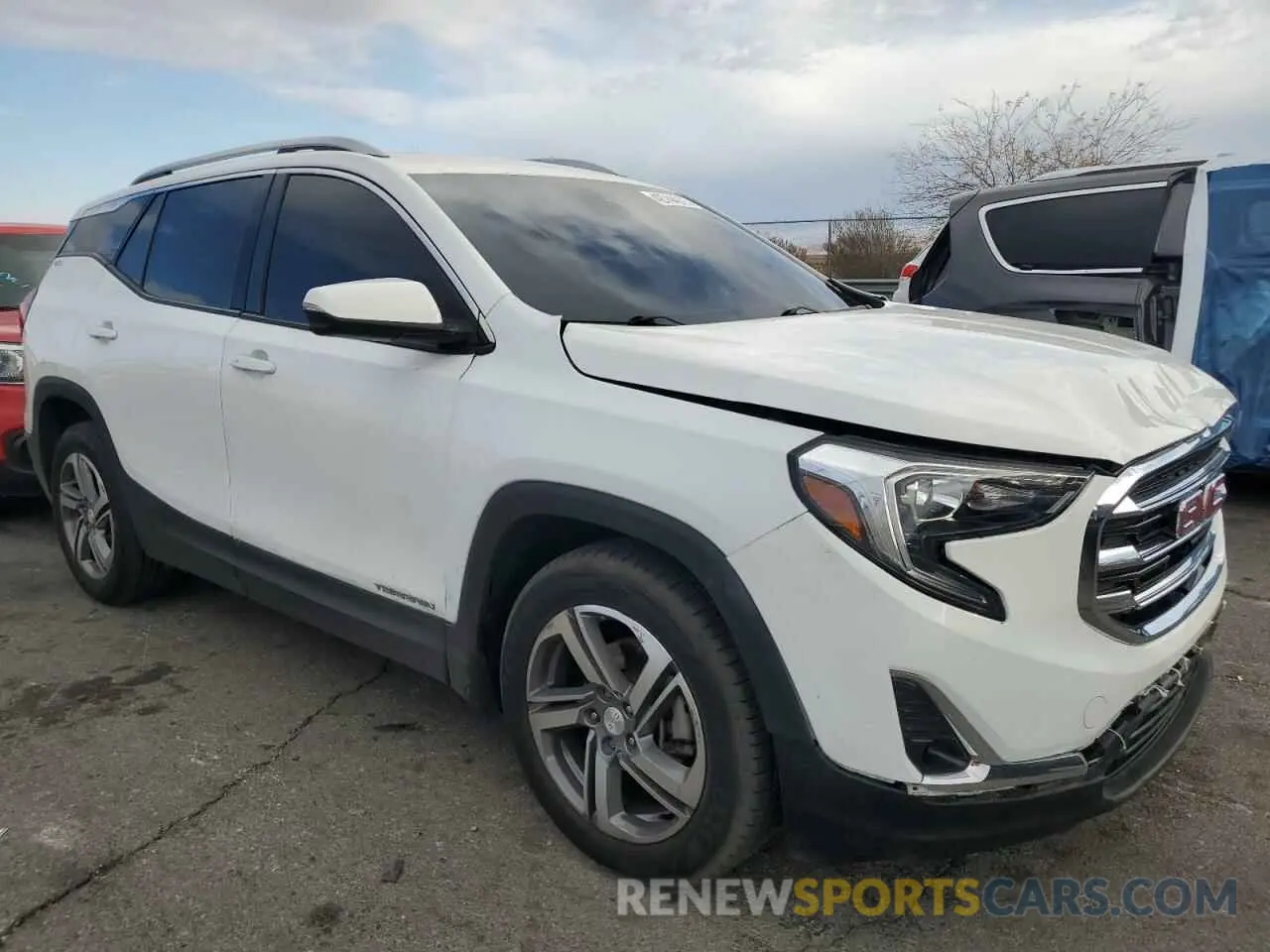 4 fotografías del automóvil dañado 3GKALPEVXML303941 GMC TERRAIN 2021