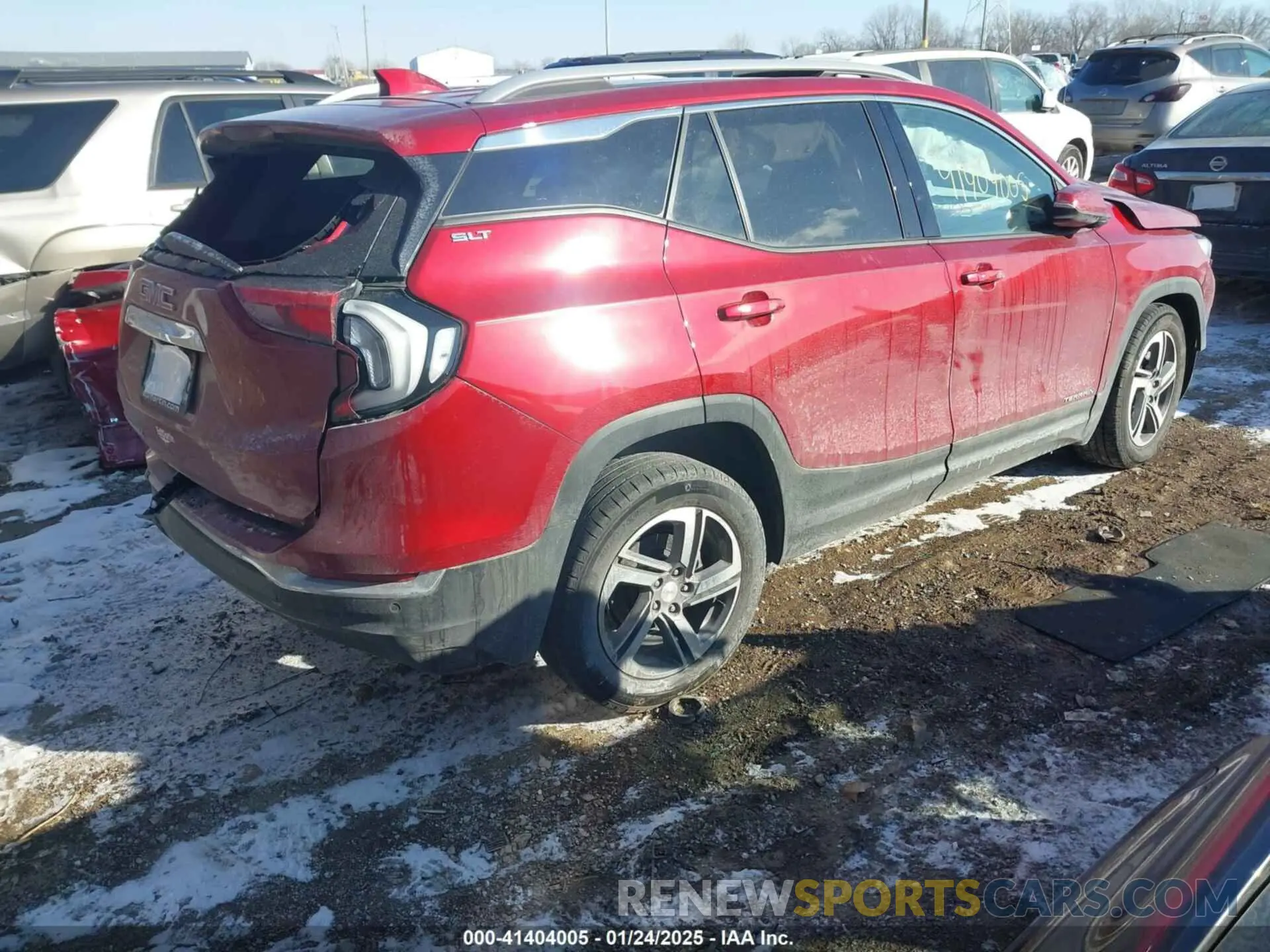 4 fotografías del automóvil dañado 3GKALPEVXML336194 GMC TERRAIN 2021