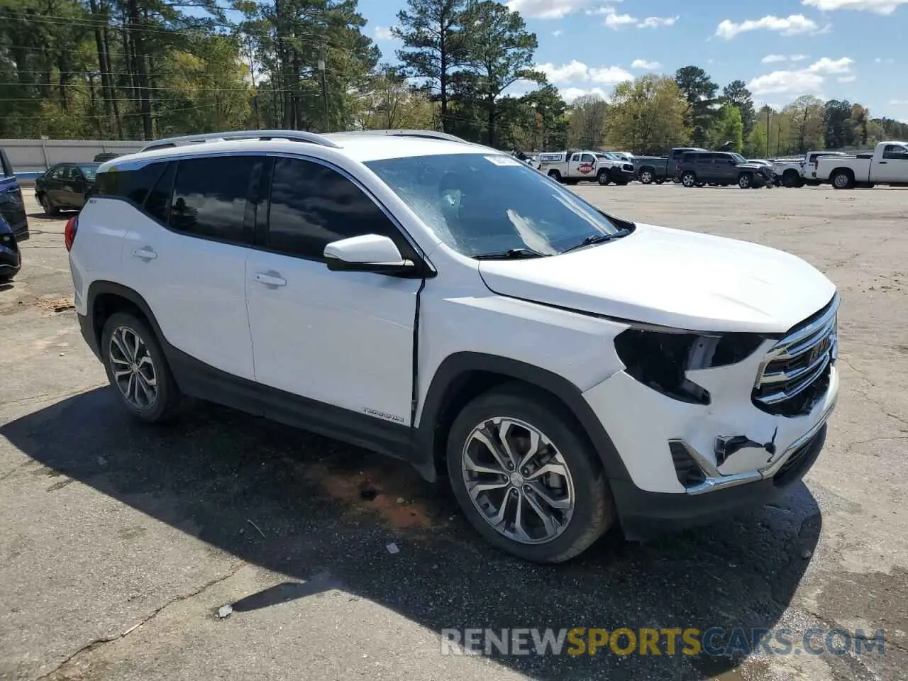 4 fotografías del automóvil dañado 3GKALPEVXML336454 GMC TERRAIN 2021
