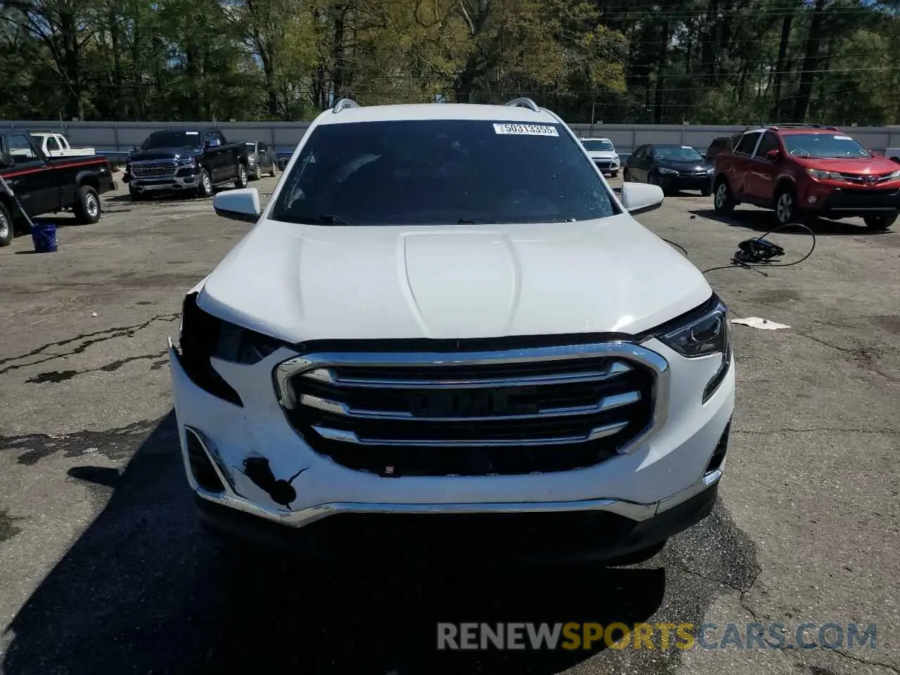 5 fotografías del automóvil dañado 3GKALPEVXML336454 GMC TERRAIN 2021