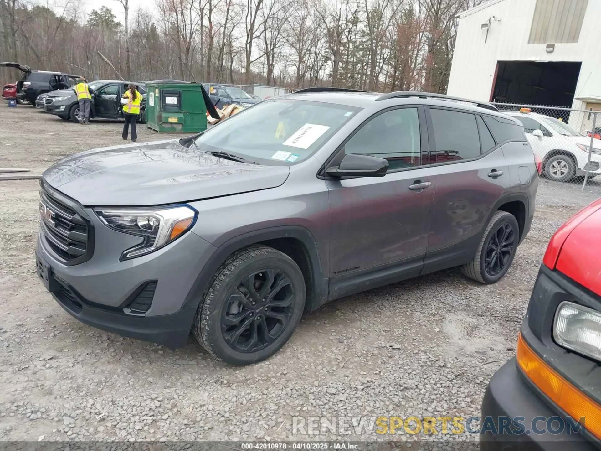 14 fotografías del automóvil dañado 3GKALTEV0ML348850 GMC TERRAIN 2021