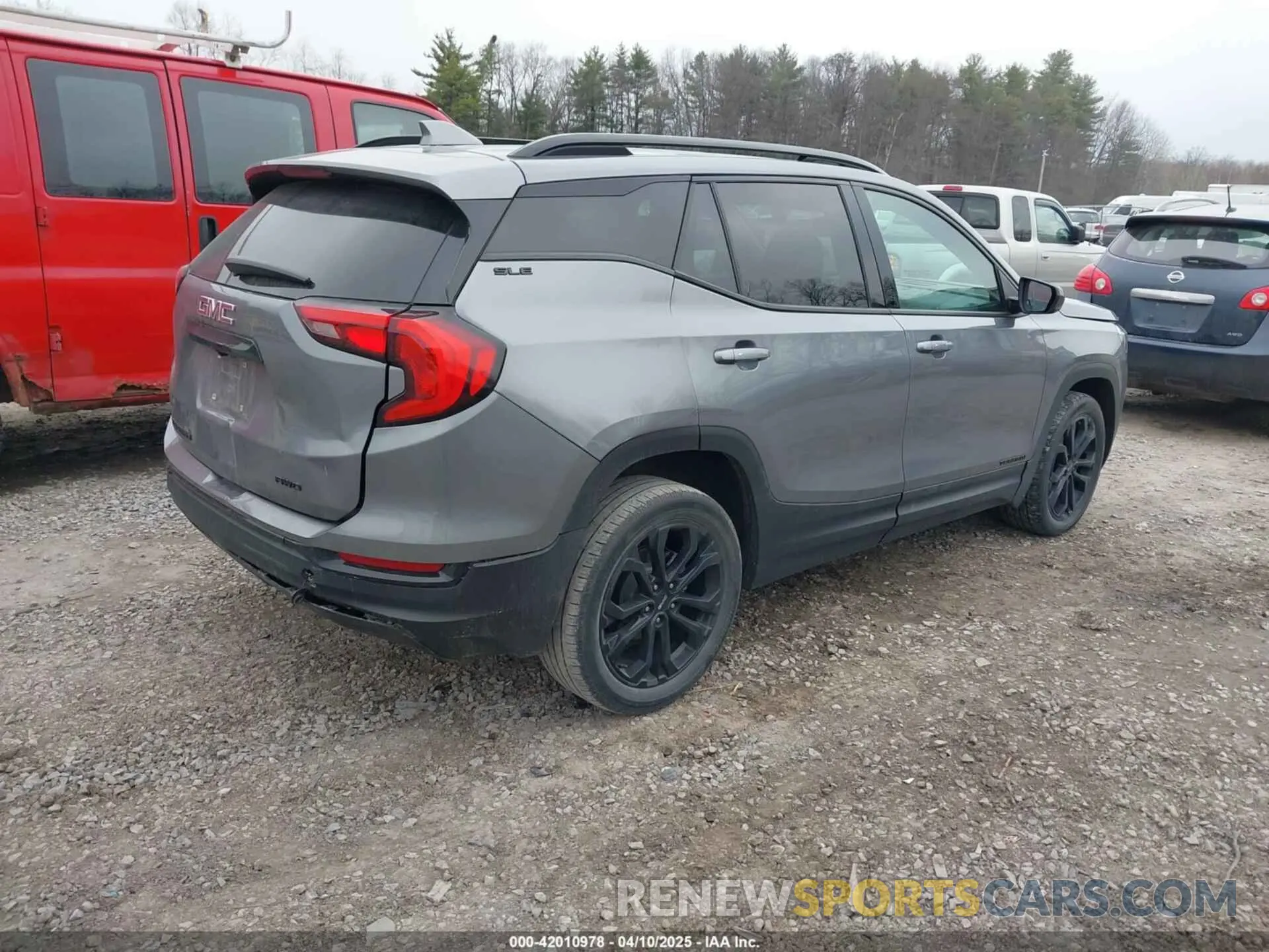 4 fotografías del automóvil dañado 3GKALTEV0ML348850 GMC TERRAIN 2021