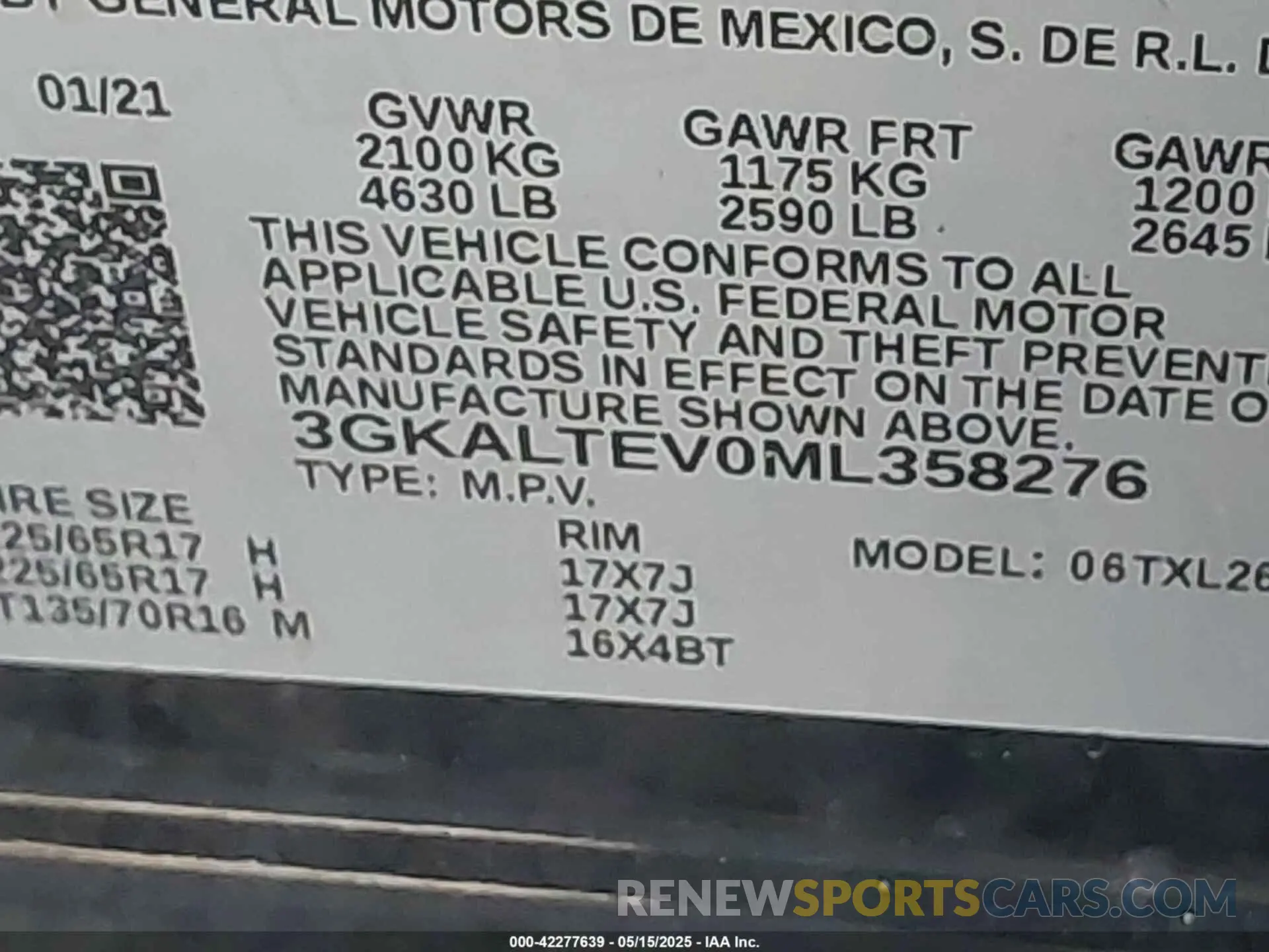 9 fotografías del automóvil dañado 3GKALTEV0ML358276 GMC TERRAIN 2021