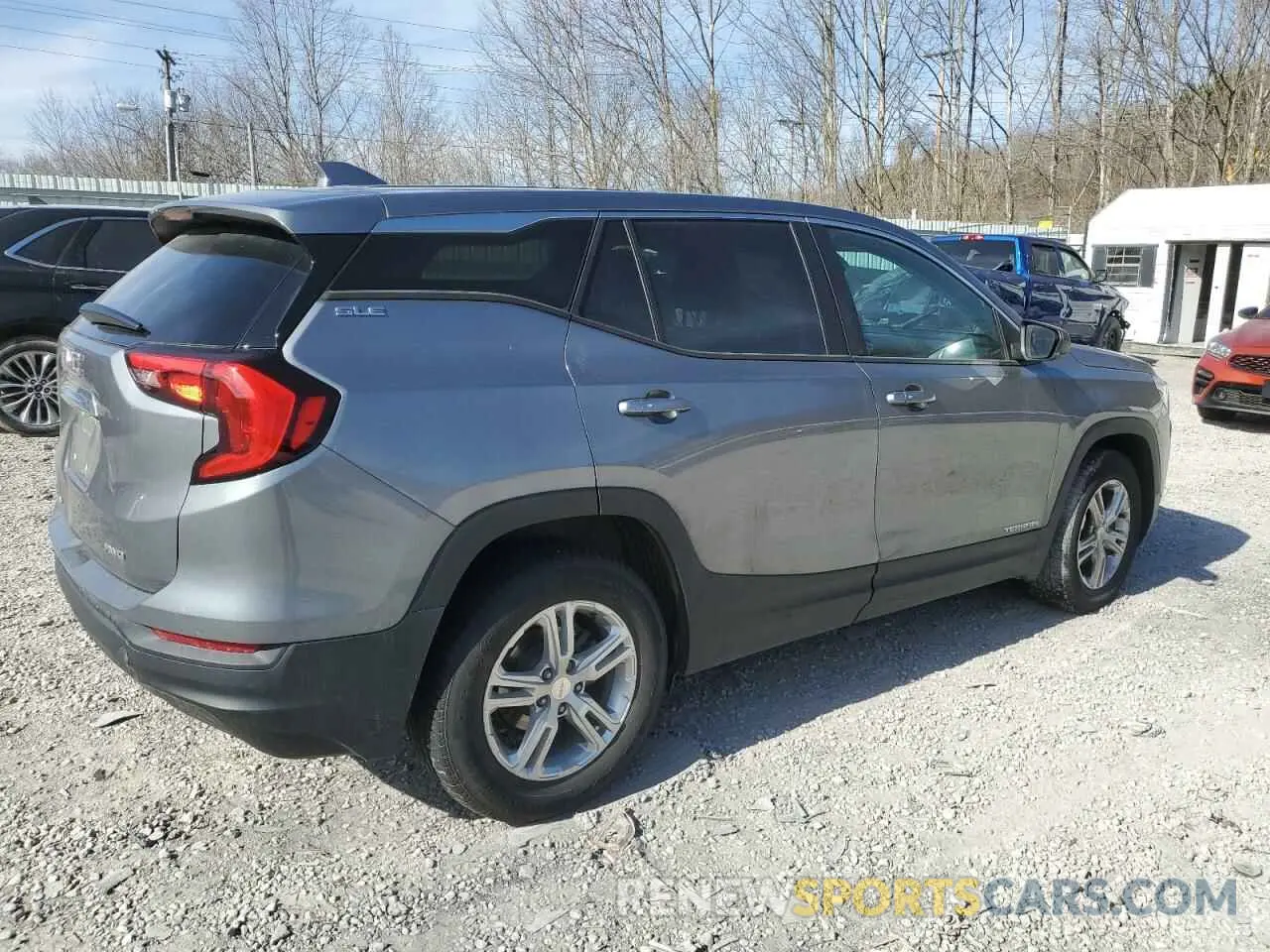 3 fotografías del automóvil dañado 3GKALTEV1ML319583 GMC TERRAIN 2021