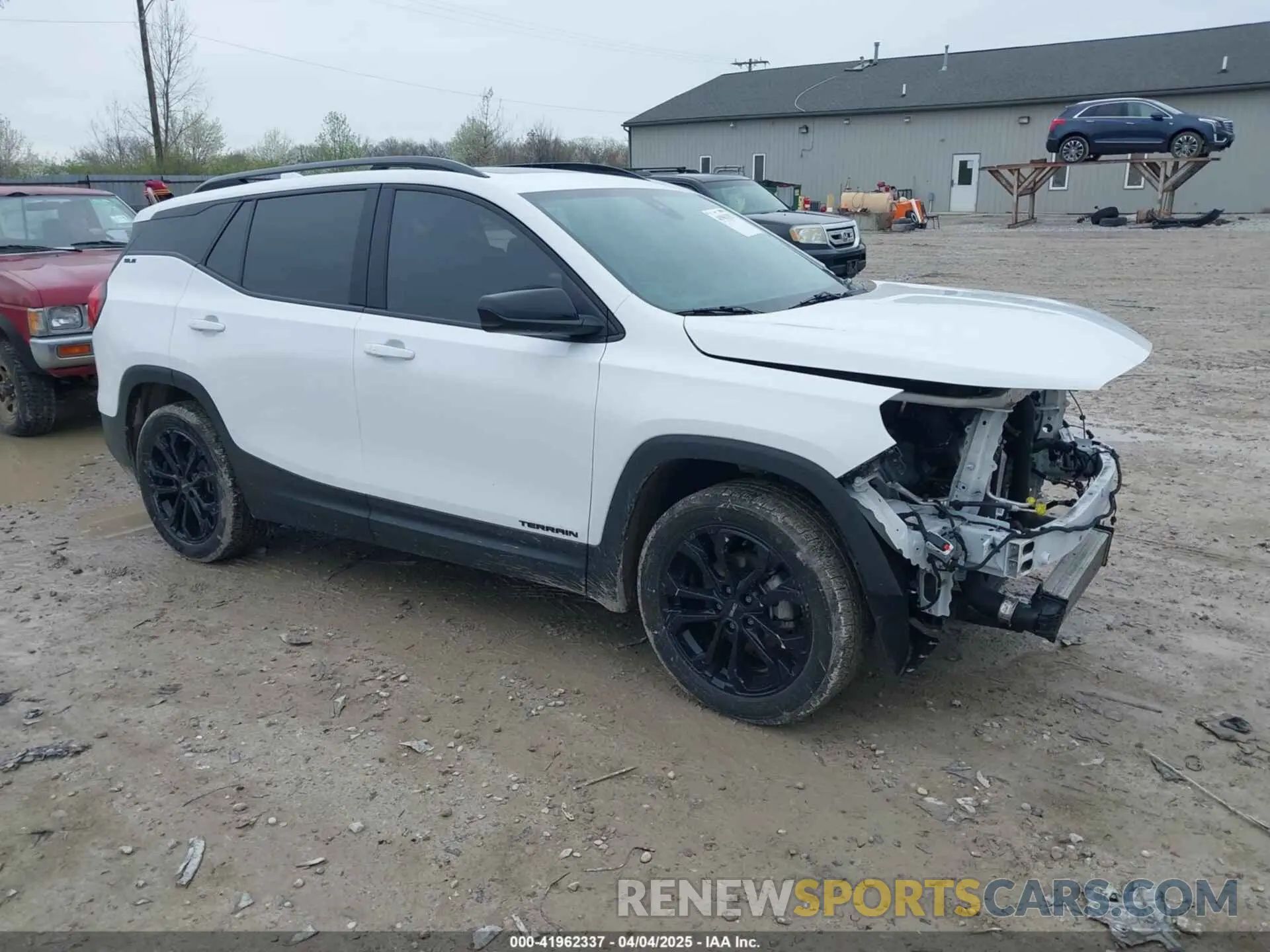 1 fotografías del automóvil dañado 3GKALTEV1ML366354 GMC TERRAIN 2021