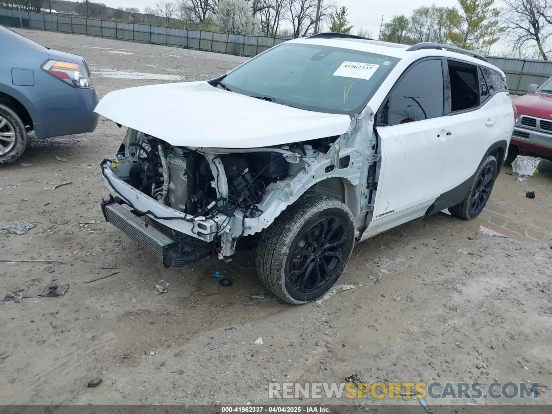 2 fotografías del automóvil dañado 3GKALTEV1ML366354 GMC TERRAIN 2021