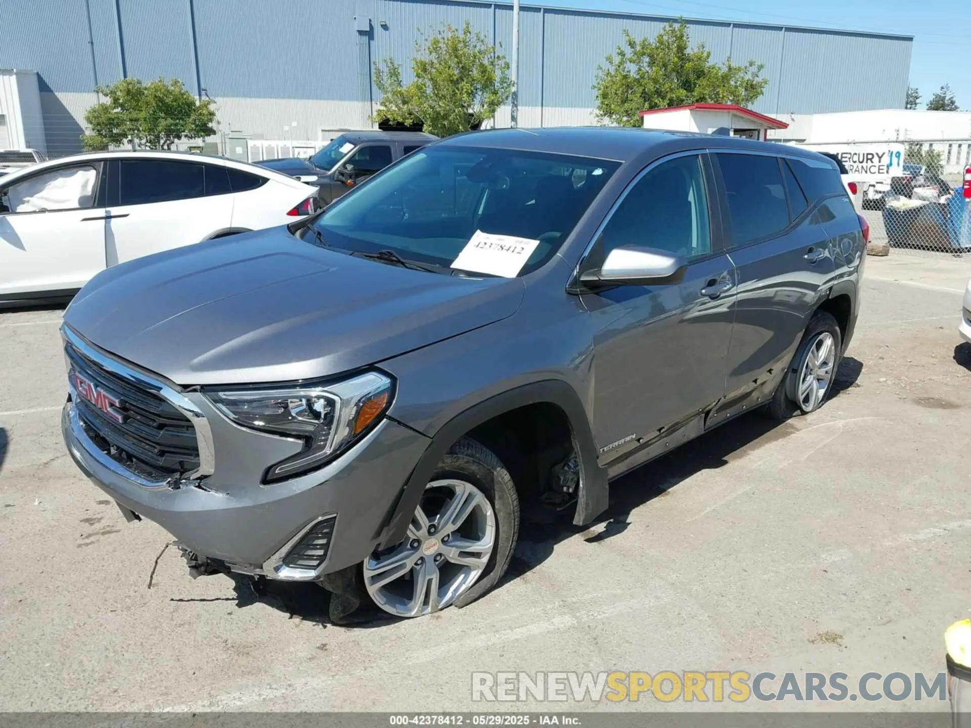 2 fotografías del automóvil dañado 3GKALTEV2ML366718 GMC TERRAIN 2021
