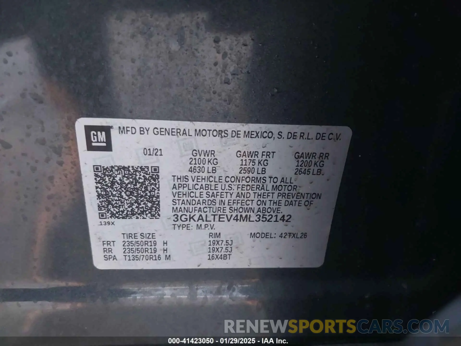 9 fotografías del automóvil dañado 3GKALTEV4ML352142 GMC TERRAIN 2021