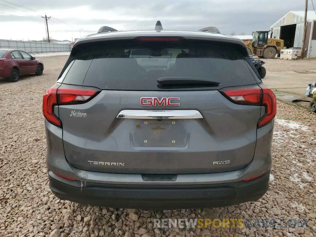 6 fotografías del automóvil dañado 3GKALTEV7ML370442 GMC TERRAIN 2021