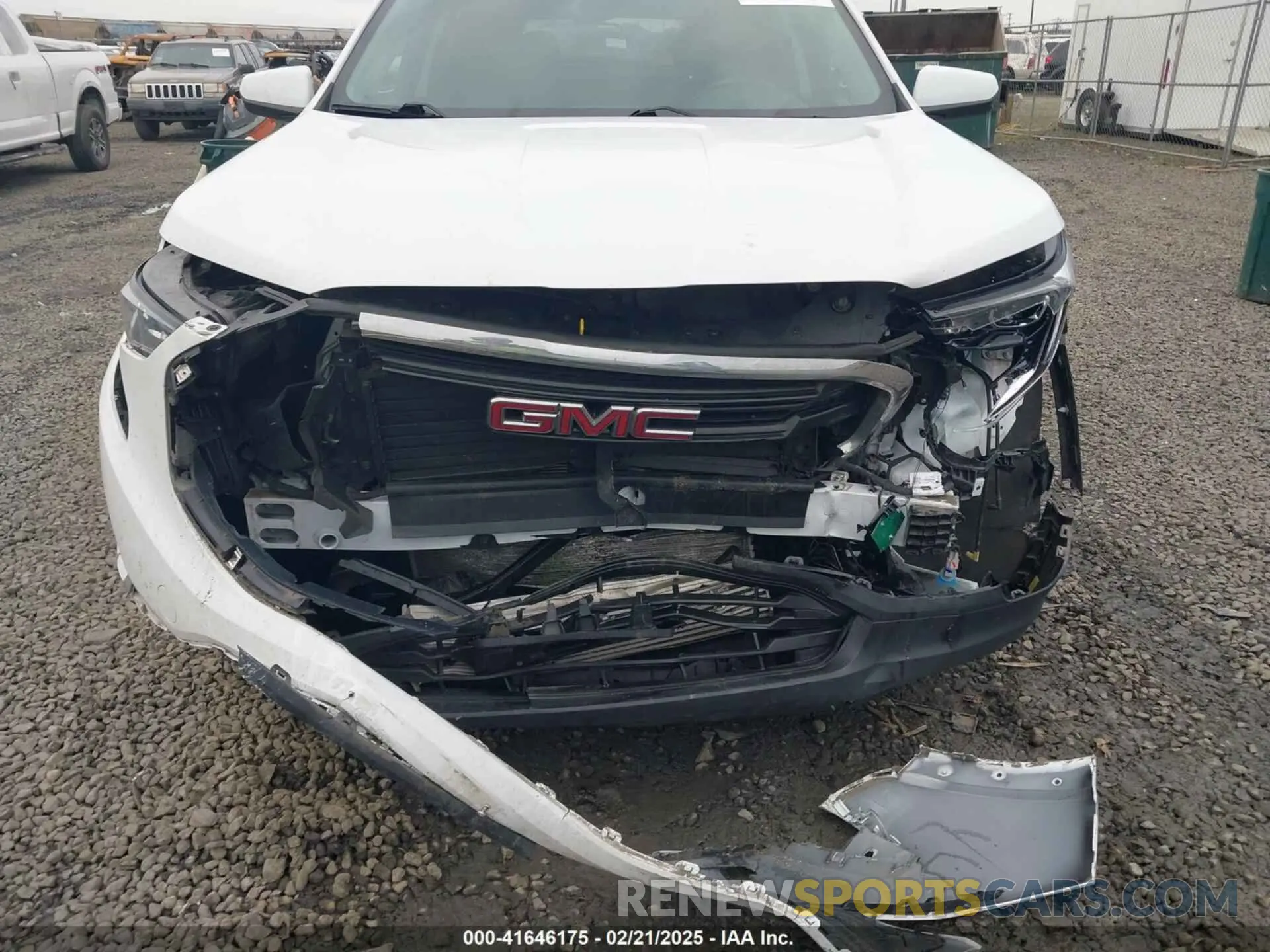 12 fotografías del automóvil dañado 3GKALTEV8ML353620 GMC TERRAIN 2021