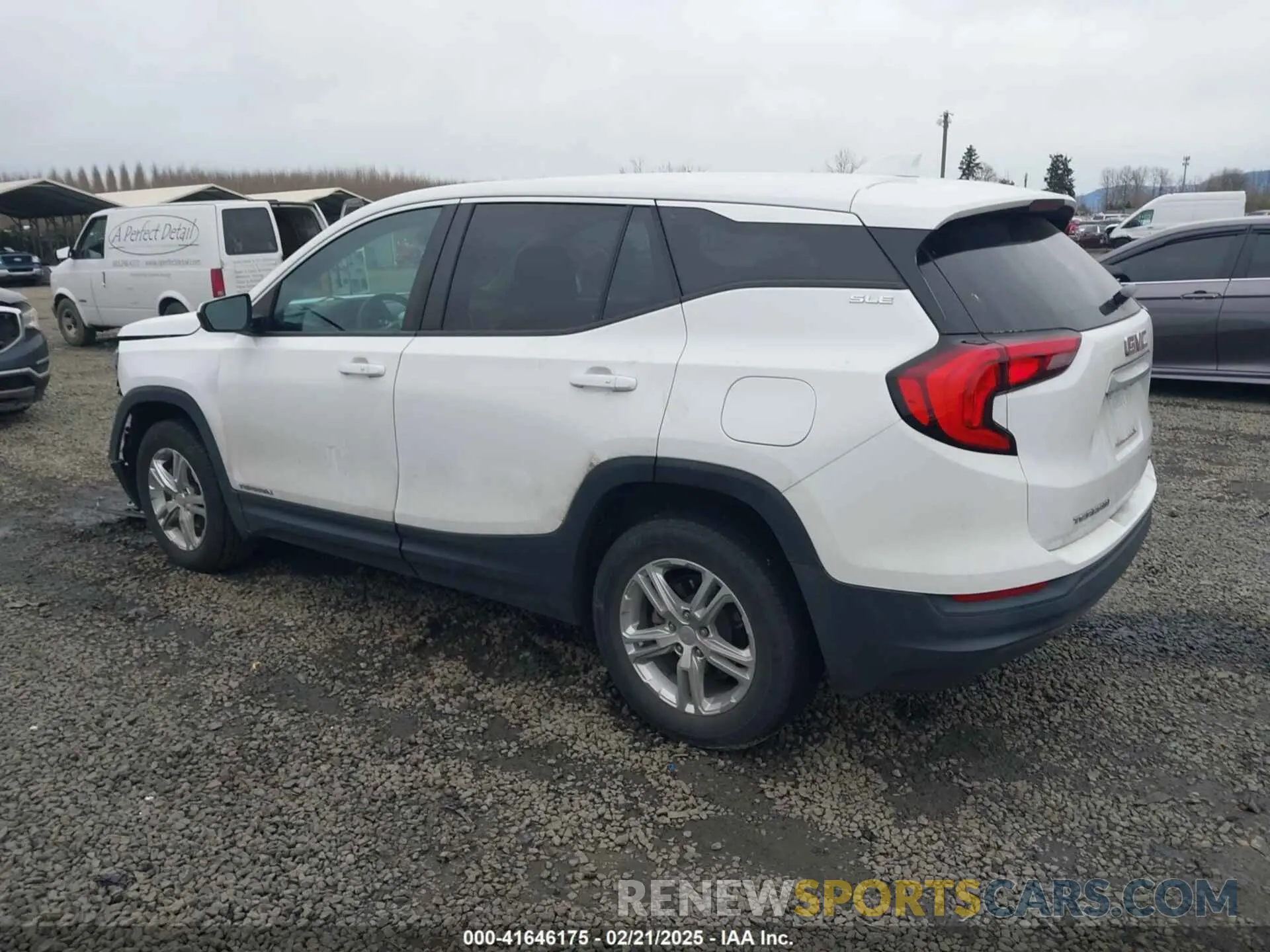 3 fotografías del automóvil dañado 3GKALTEV8ML353620 GMC TERRAIN 2021