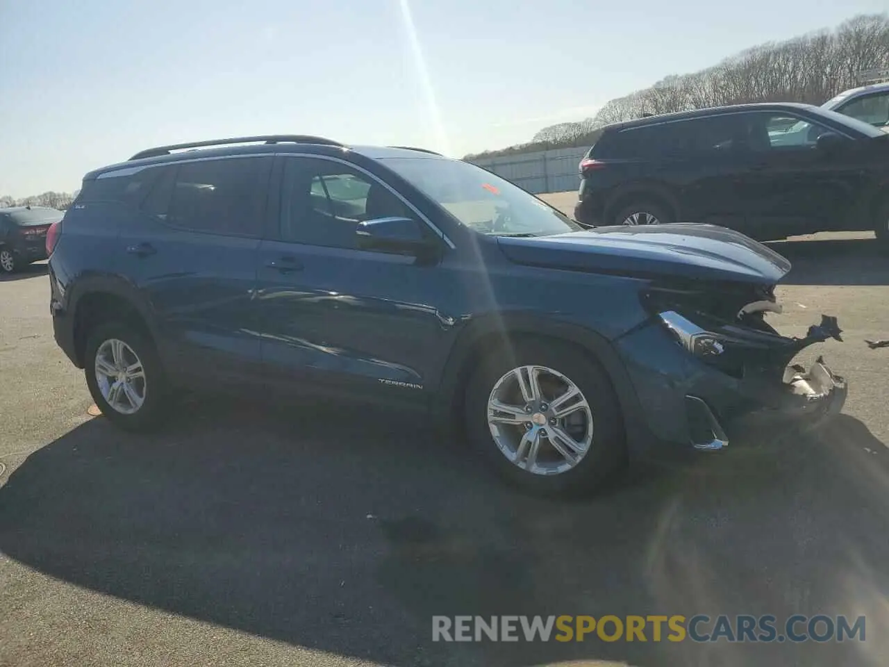 4 fotografías del automóvil dañado 3GKALTEV9ML357935 GMC TERRAIN 2021