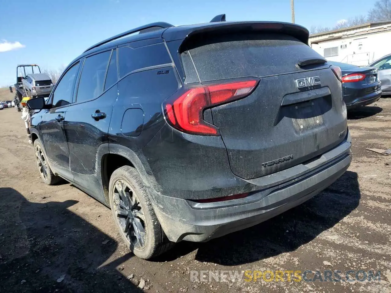 2 fotografías del automóvil dañado 3GKALTEVXML399336 GMC TERRAIN 2021