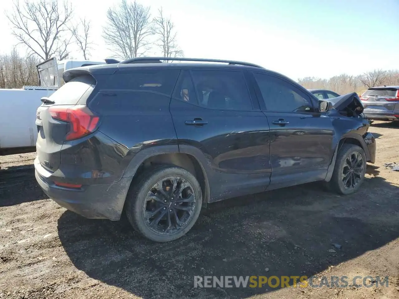 3 fotografías del automóvil dañado 3GKALTEVXML399336 GMC TERRAIN 2021