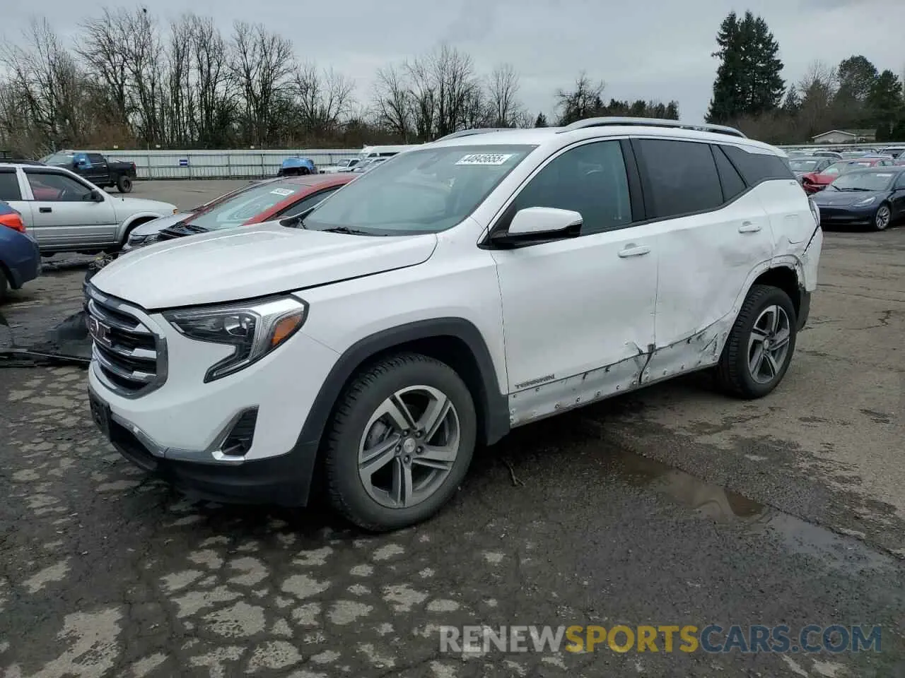 1 fotografías del automóvil dañado 3GKALVEV1ML314007 GMC TERRAIN 2021