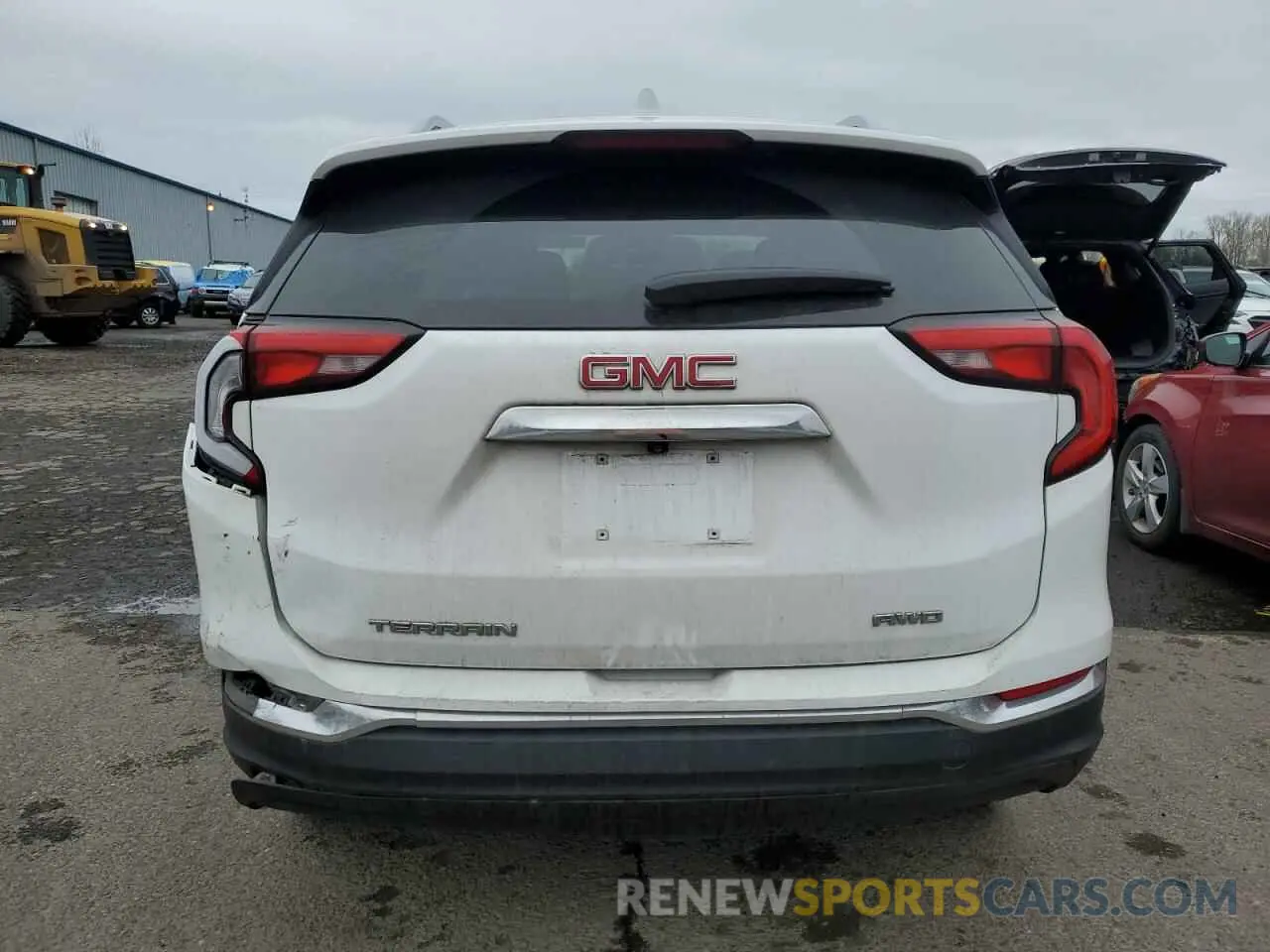 6 fotografías del automóvil dañado 3GKALVEV1ML314007 GMC TERRAIN 2021