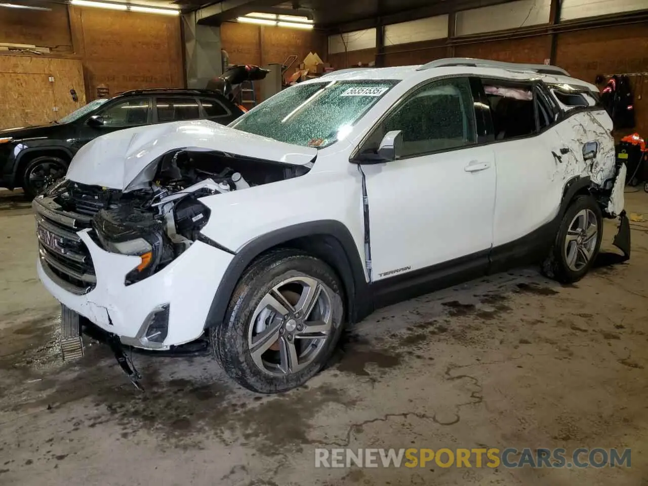 1 fotografías del automóvil dañado 3GKALVEV1ML343457 GMC TERRAIN 2021