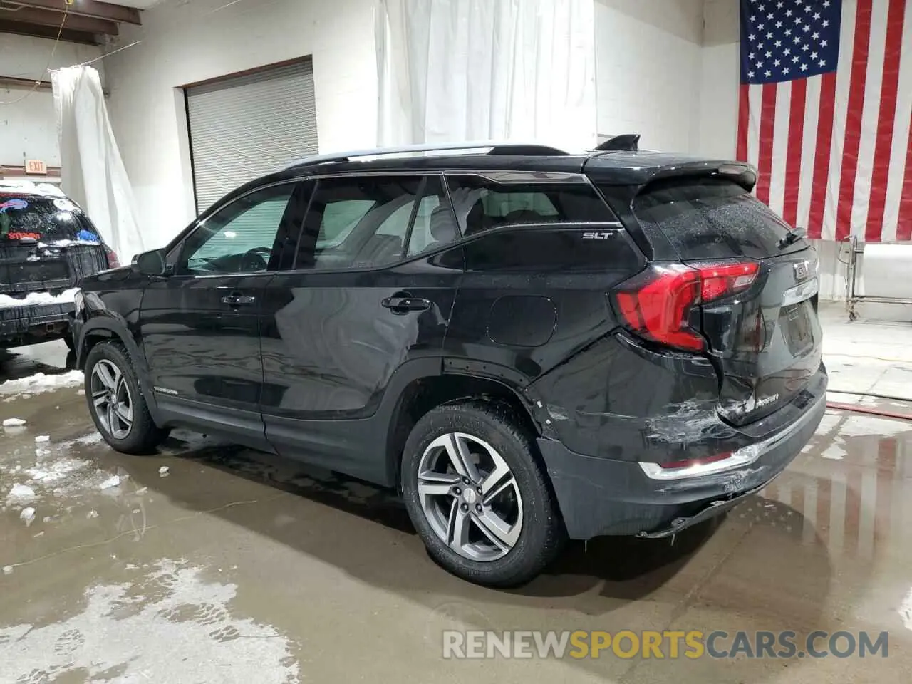2 fotografías del automóvil dañado 3GKALVEV1ML391041 GMC TERRAIN 2021