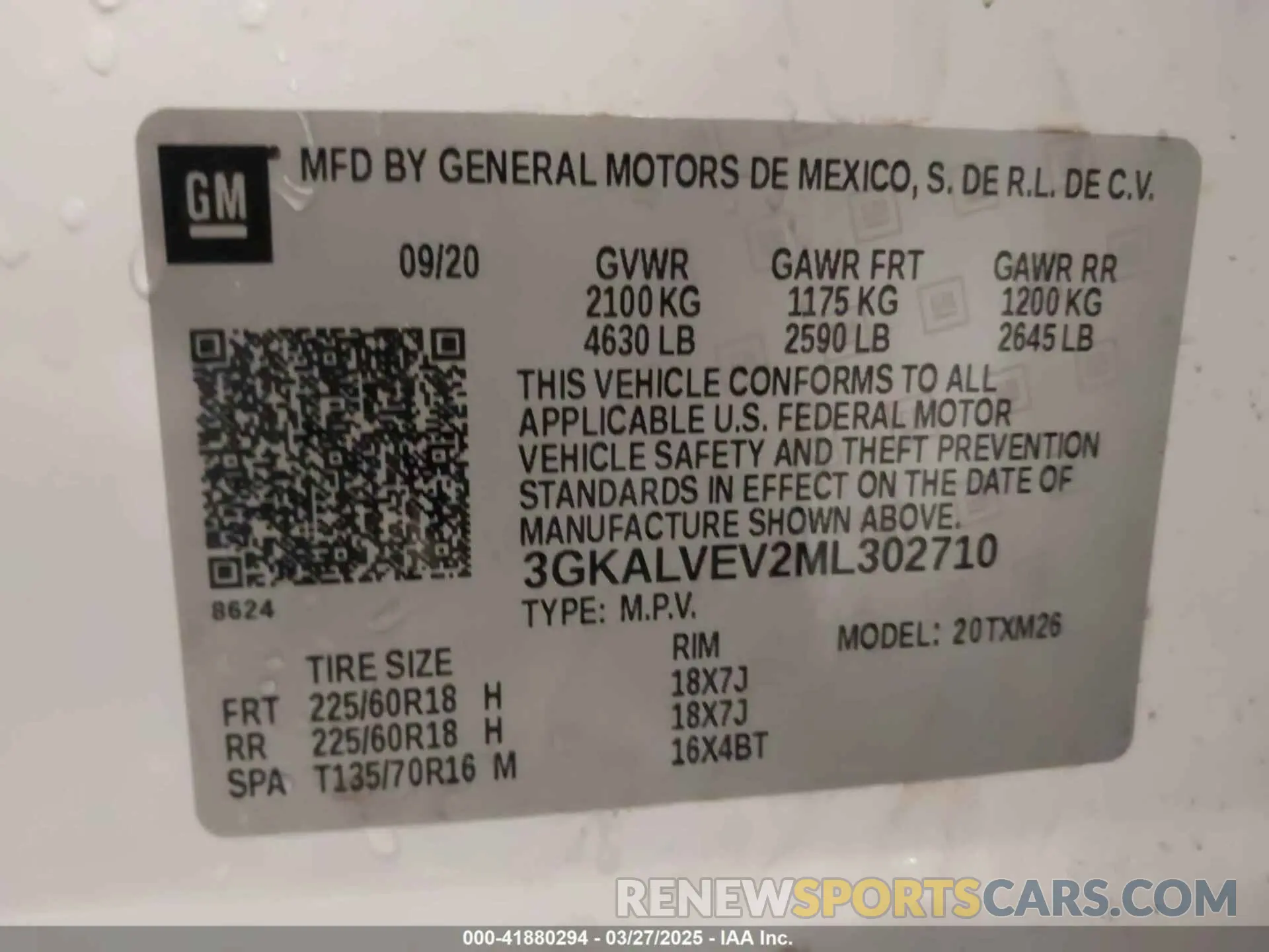 9 fotografías del automóvil dañado 3GKALVEV2ML302710 GMC TERRAIN 2021