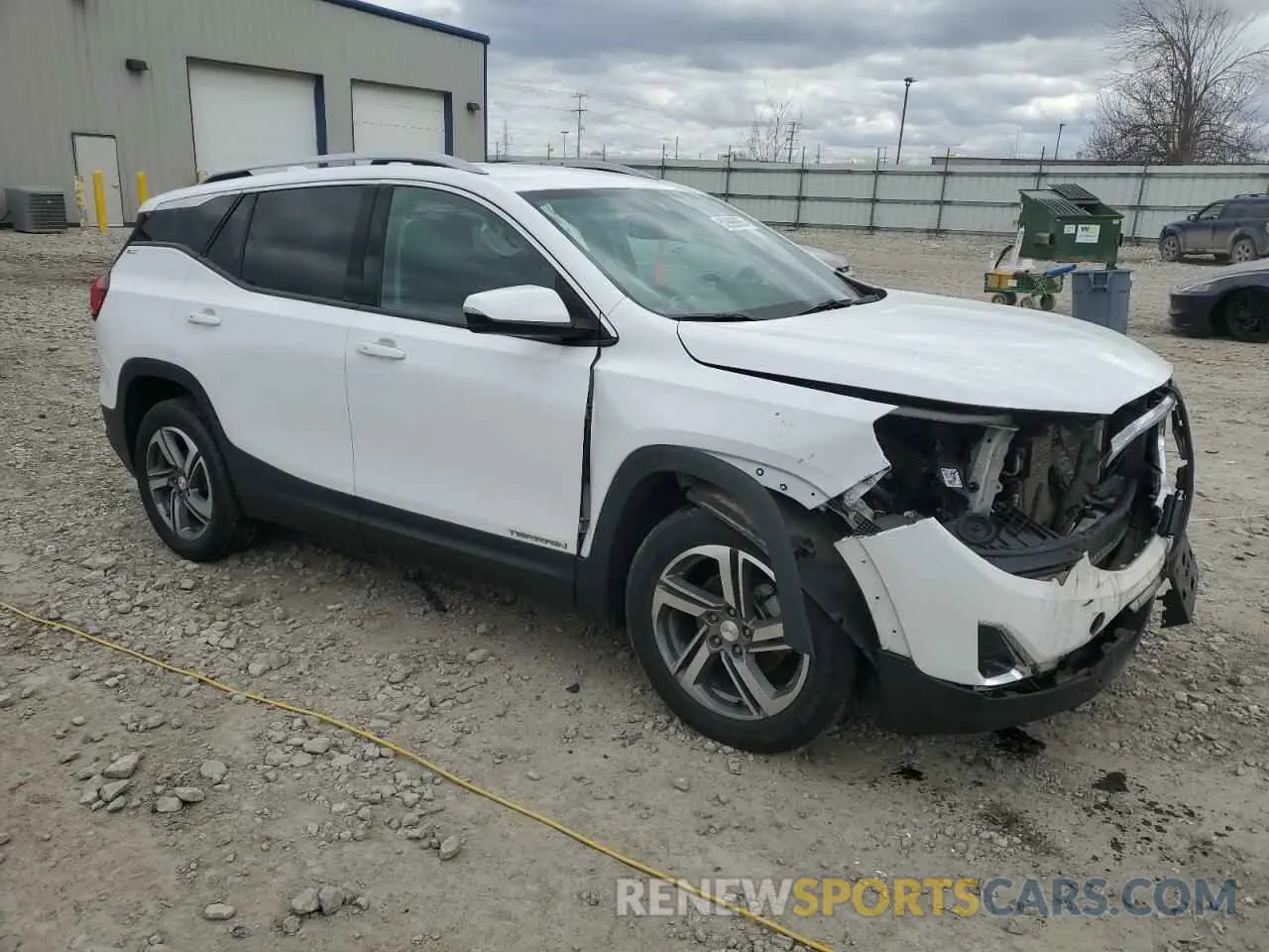 4 fotografías del automóvil dañado 3GKALVEV2ML305638 GMC TERRAIN 2021