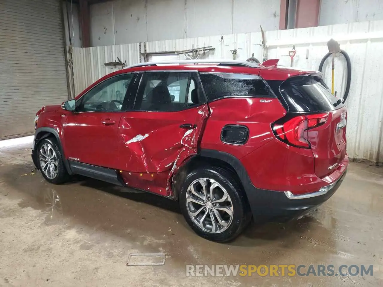 2 fotografías del automóvil dañado 3GKALVEV2ML311407 GMC TERRAIN 2021