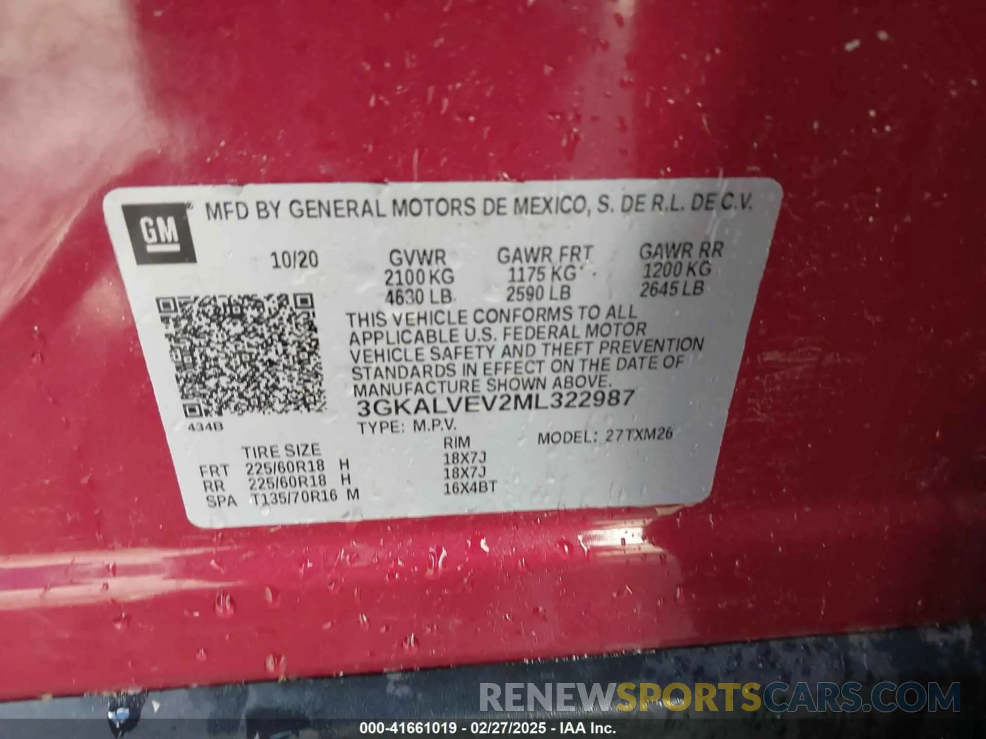 9 fotografías del automóvil dañado 3GKALVEV2ML322987 GMC TERRAIN 2021