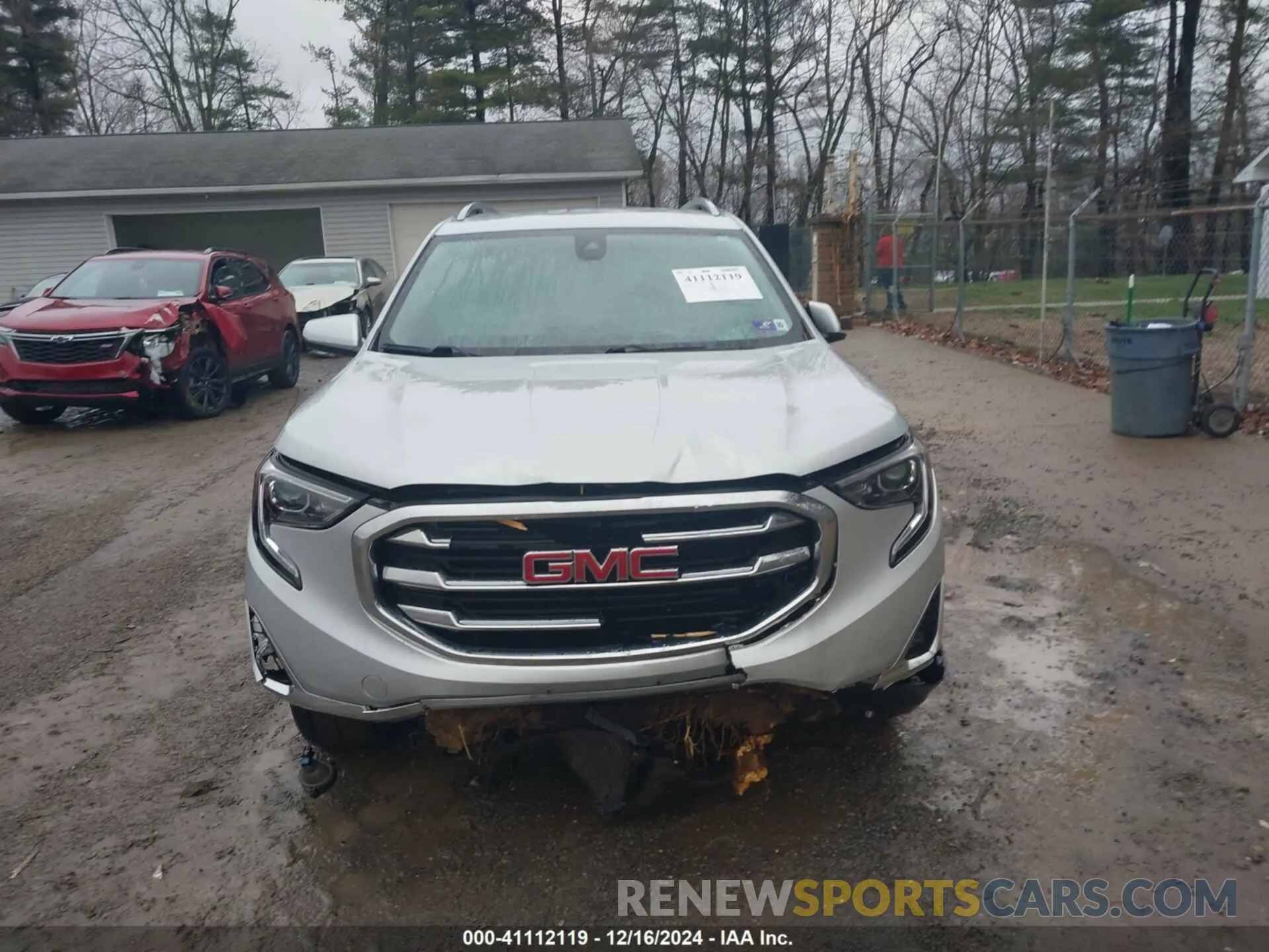 12 fotografías del automóvil dañado 3GKALVEV2ML332953 GMC TERRAIN 2021