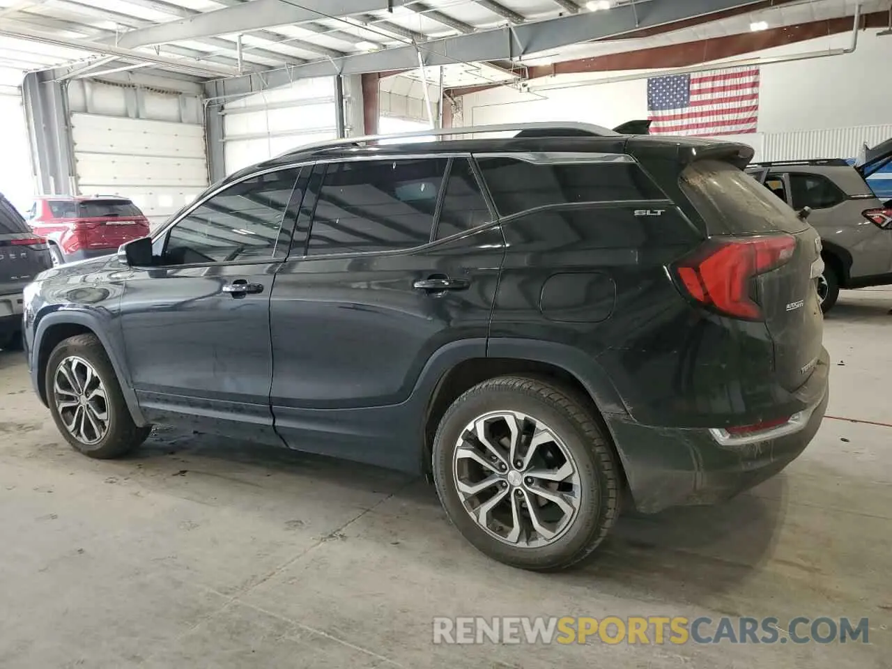 2 fotografías del automóvil dañado 3GKALVEV3ML382907 GMC TERRAIN 2021