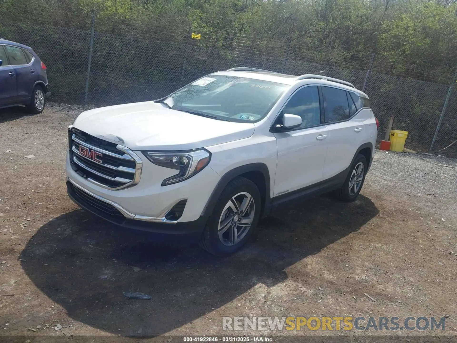 2 fotografías del automóvil dañado 3GKALVEV3ML391395 GMC TERRAIN 2021