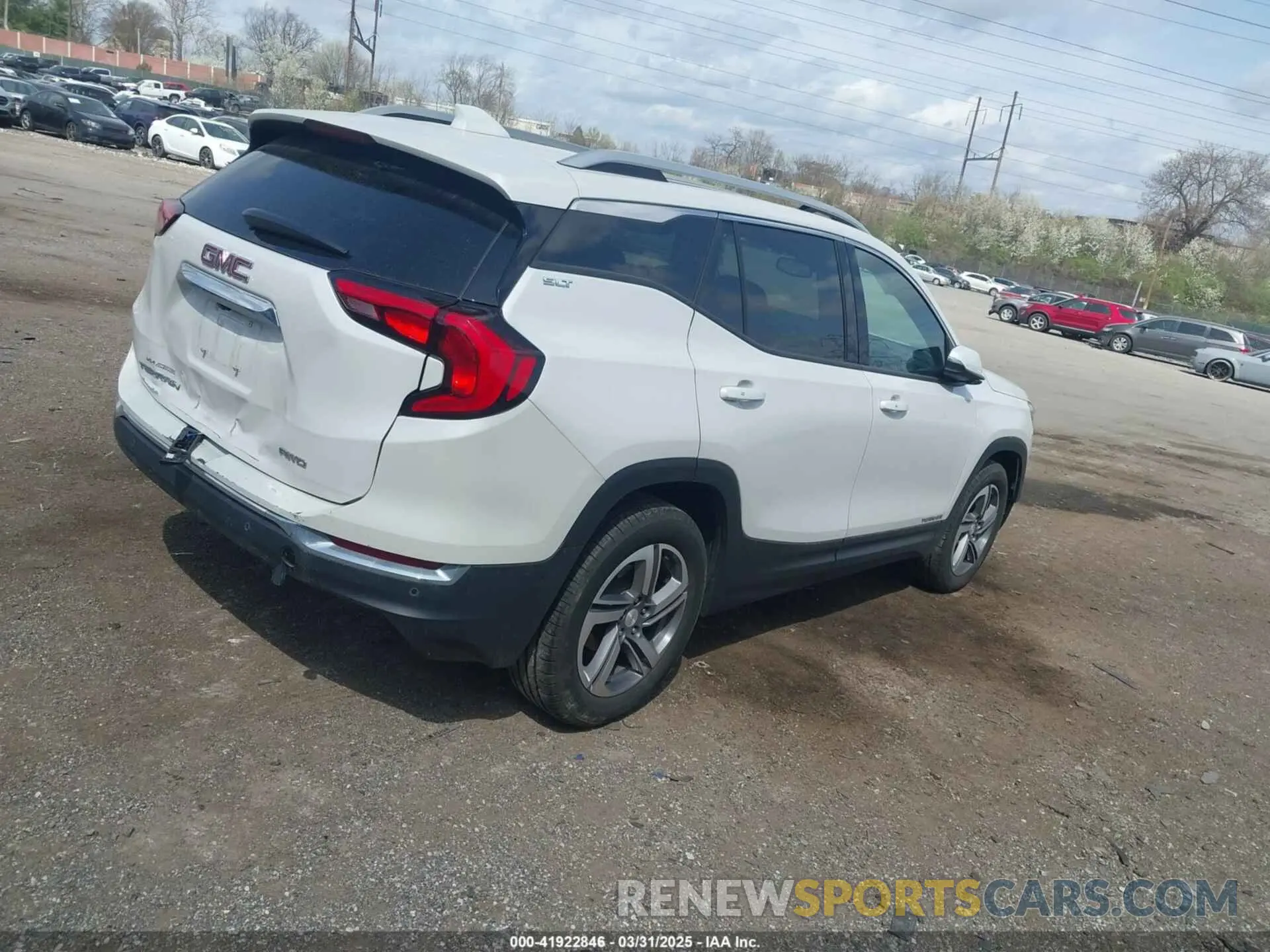4 fotografías del automóvil dañado 3GKALVEV3ML391395 GMC TERRAIN 2021