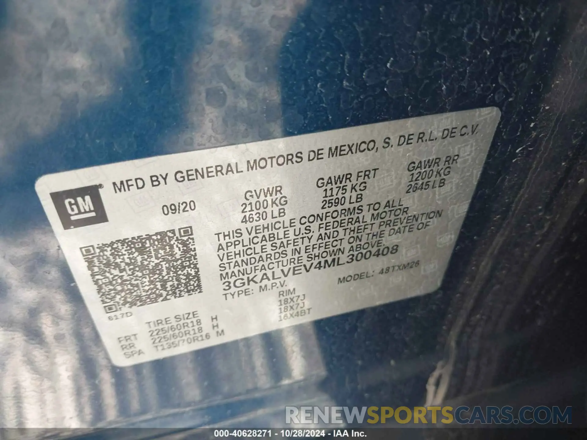 9 fotografías del automóvil dañado 3GKALVEV4ML300408 GMC TERRAIN 2021