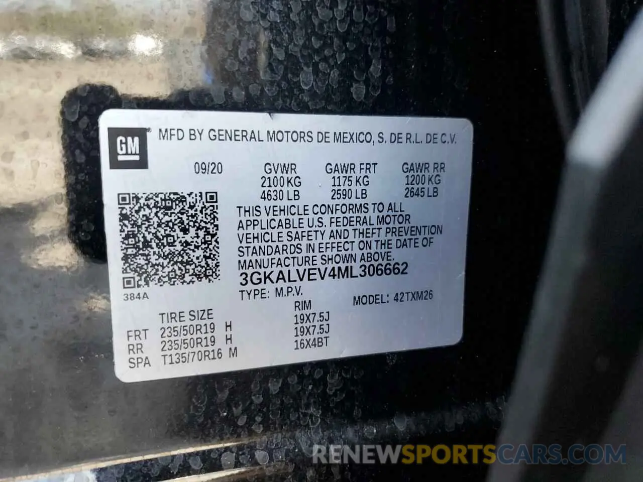 13 fotografías del automóvil dañado 3GKALVEV4ML306662 GMC TERRAIN 2021