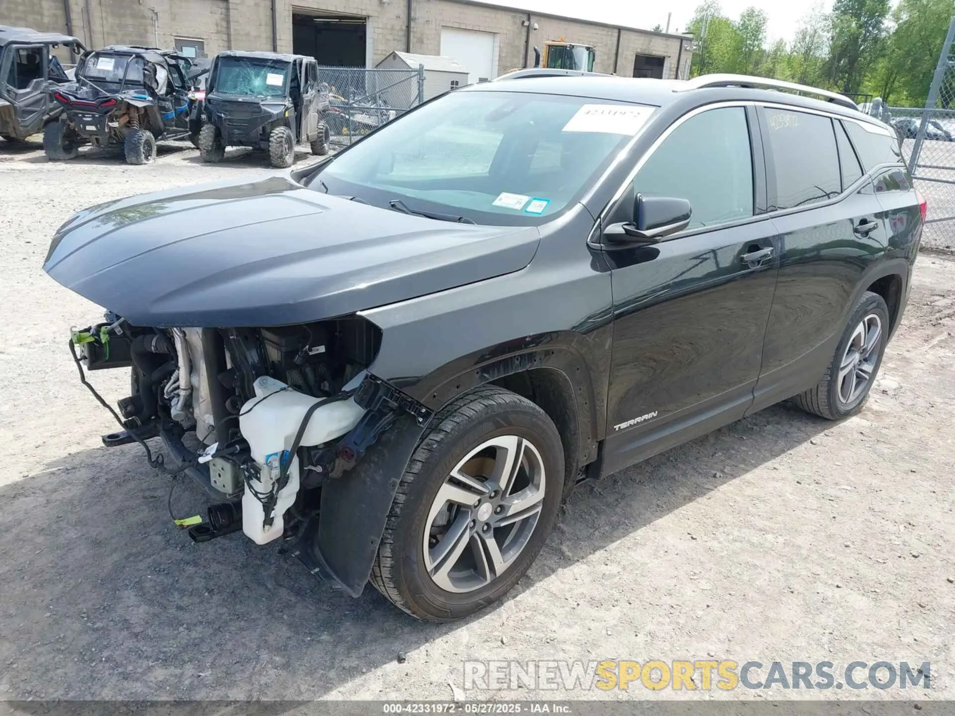 2 fotografías del automóvil dañado 3GKALVEV4ML313658 GMC TERRAIN 2021