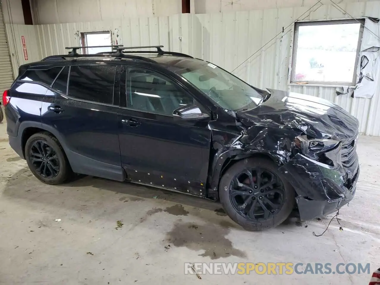 4 fotografías del automóvil dañado 3GKALVEV4ML354906 GMC TERRAIN 2021