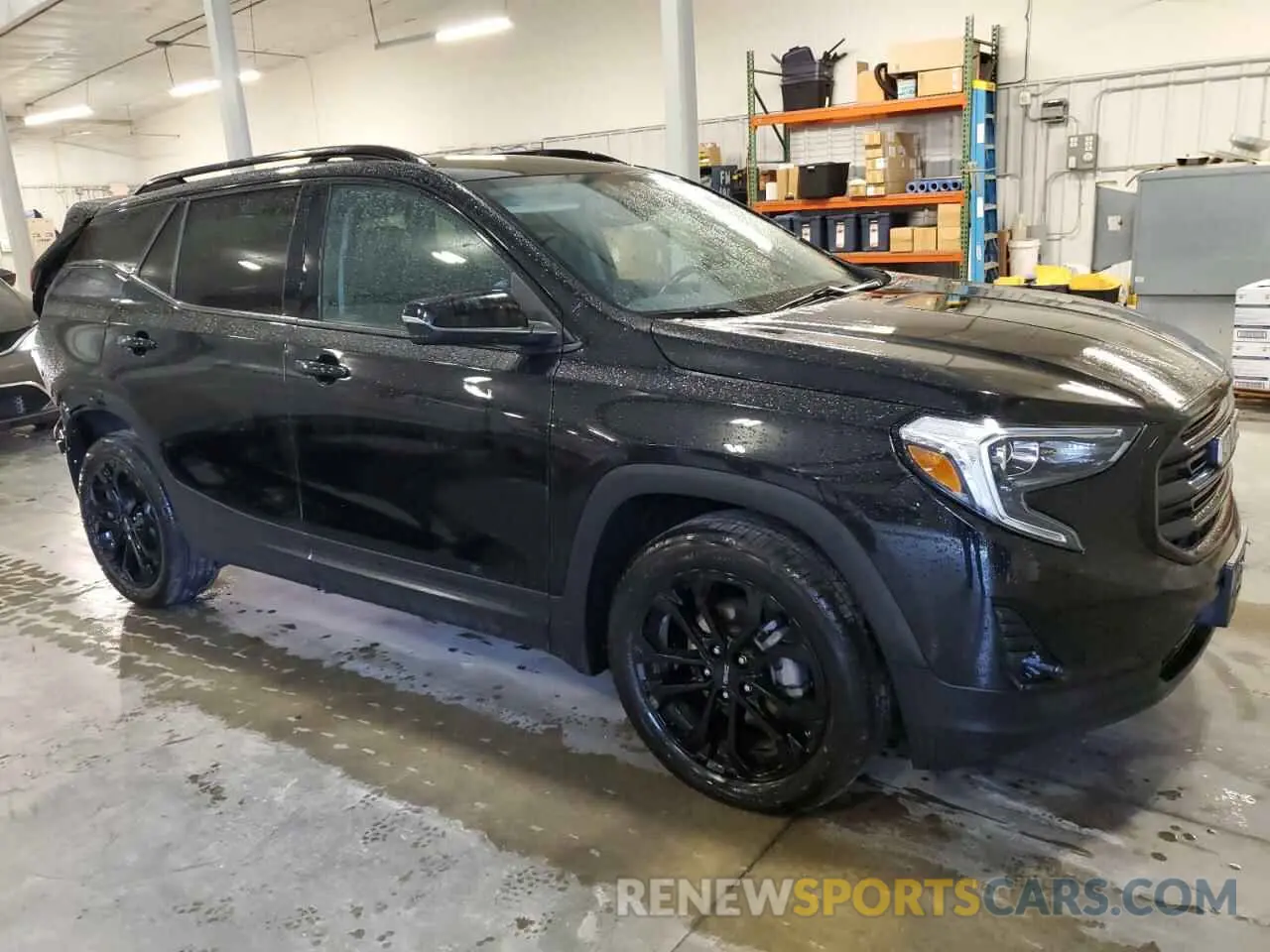 4 fotografías del automóvil dañado 3GKALVEV6ML300037 GMC TERRAIN 2021