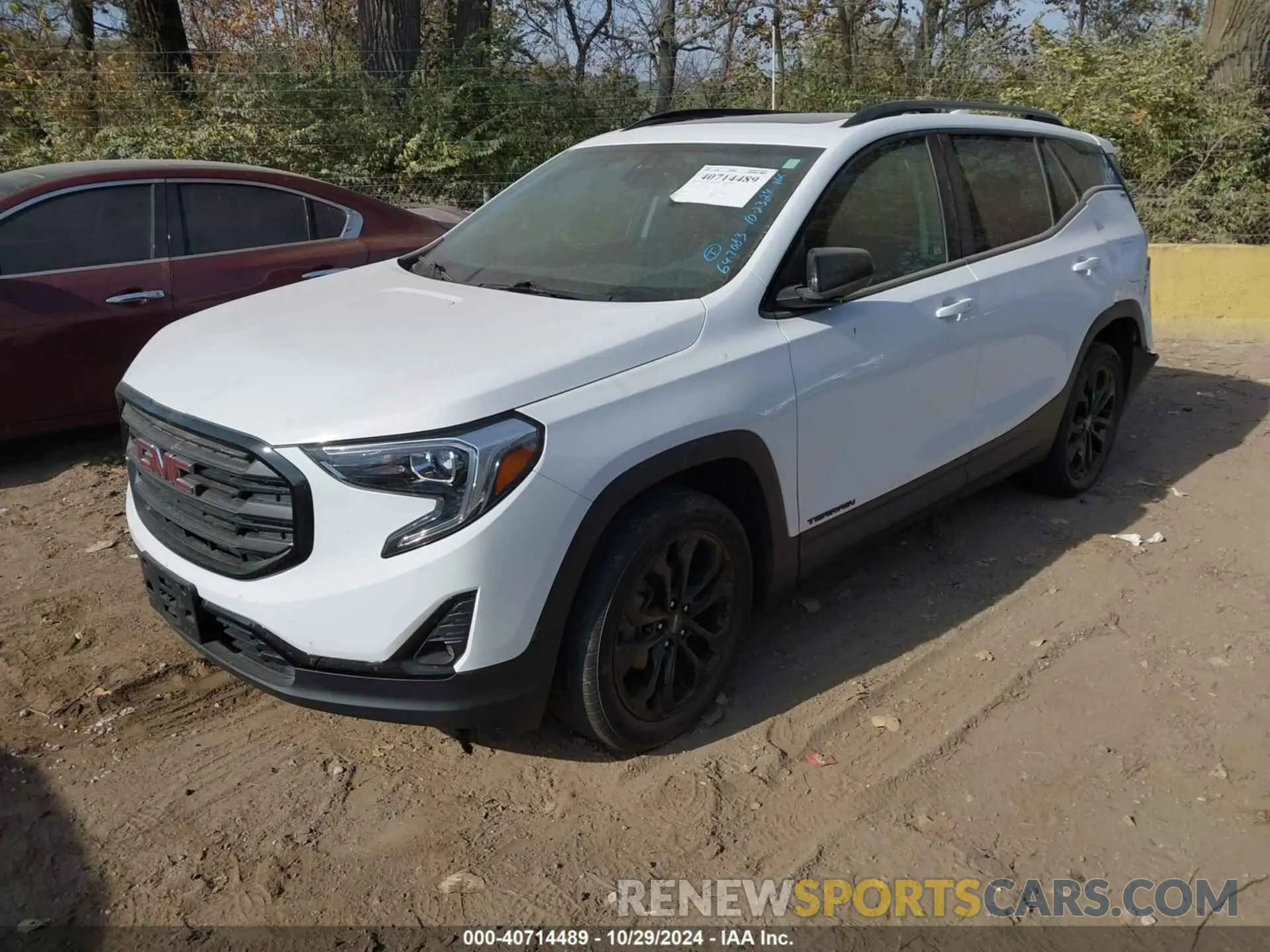 2 fotografías del automóvil dañado 3GKALVEV6ML303360 GMC TERRAIN 2021