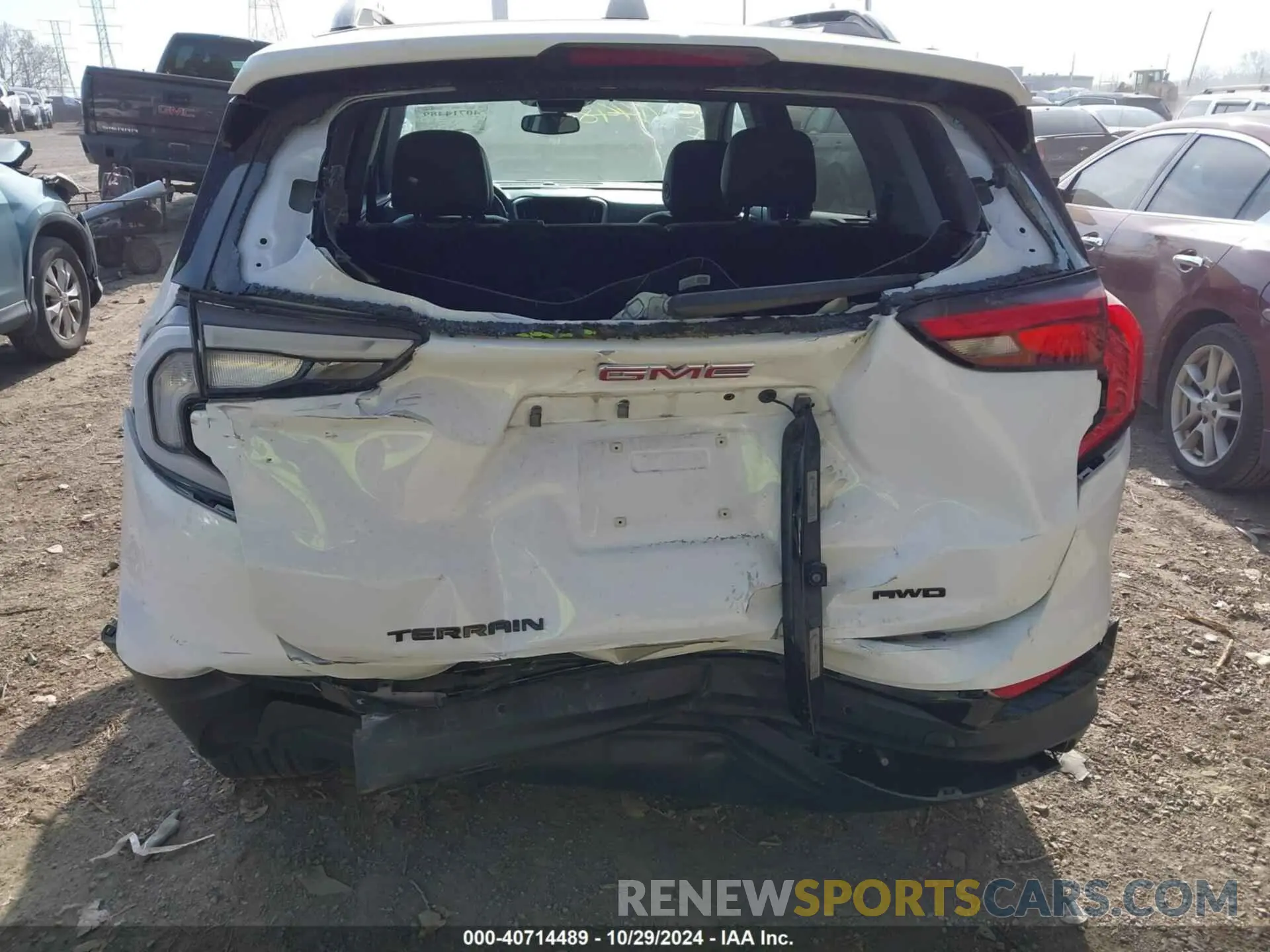 6 fotografías del automóvil dañado 3GKALVEV6ML303360 GMC TERRAIN 2021