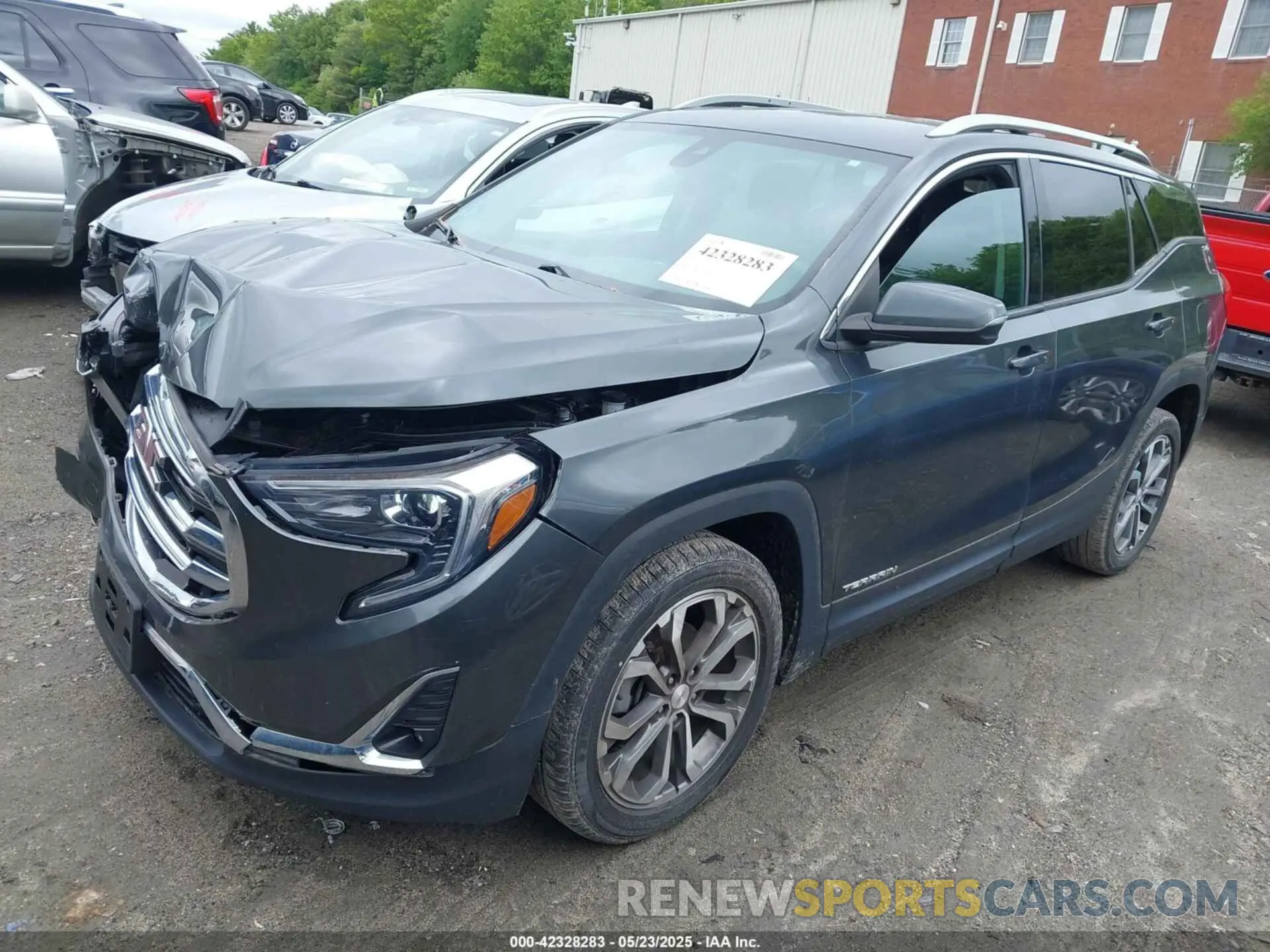 2 fotografías del automóvil dañado 3GKALVEV6ML311362 GMC TERRAIN 2021