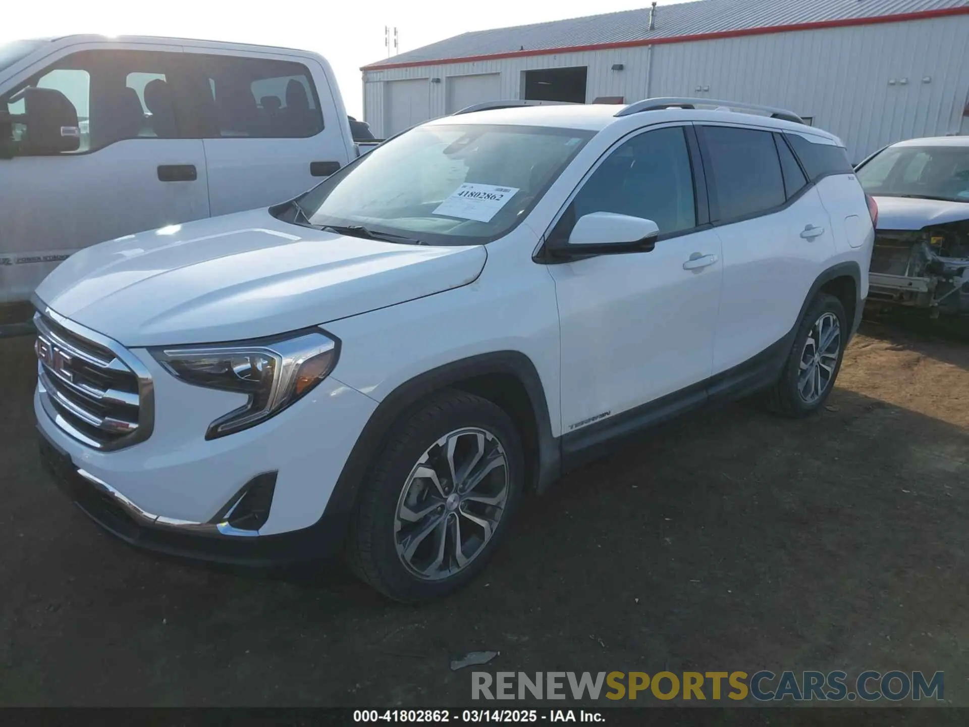 2 fotografías del automóvil dañado 3GKALVEV6ML312253 GMC TERRAIN 2021