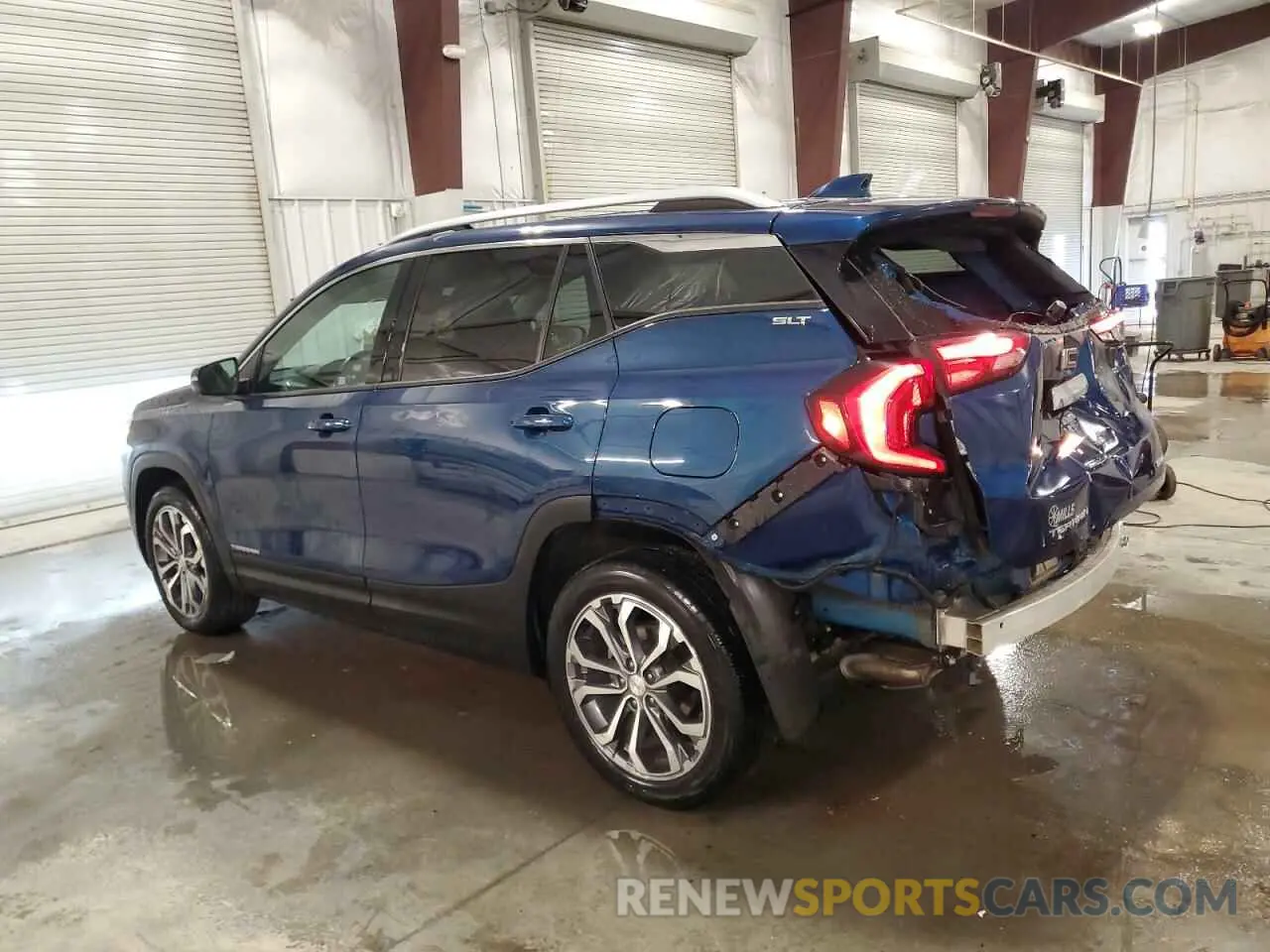 2 fotografías del automóvil dañado 3GKALVEV6ML315797 GMC TERRAIN 2021