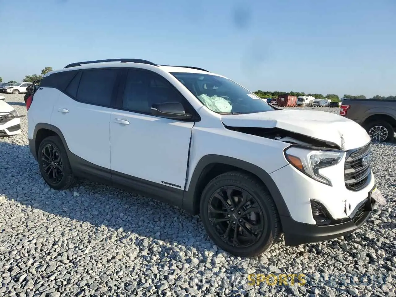 4 fotografías del automóvil dañado 3GKALVEV6ML377104 GMC TERRAIN 2021