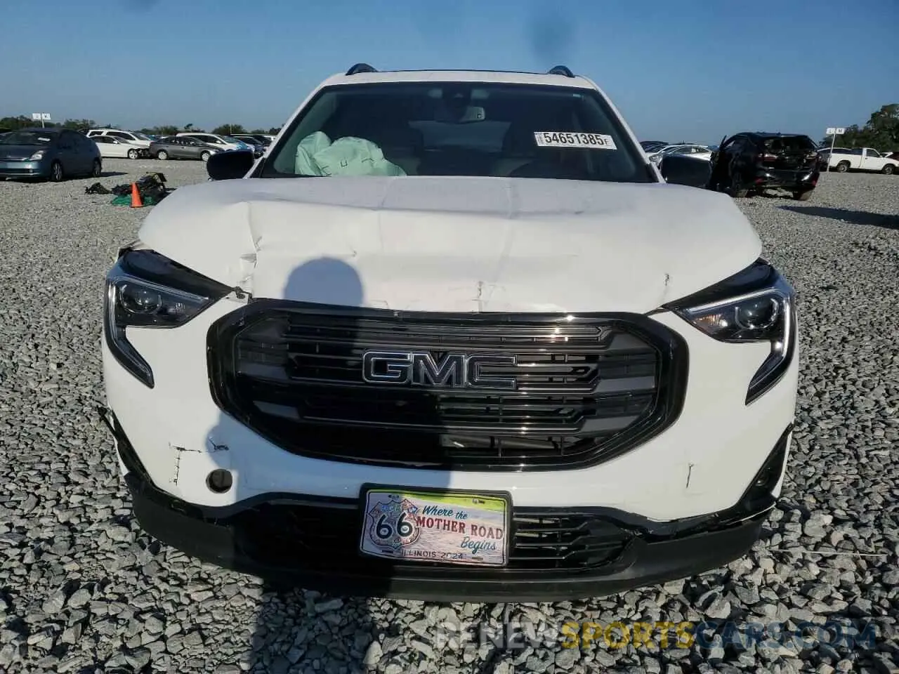 5 fotografías del automóvil dañado 3GKALVEV6ML377104 GMC TERRAIN 2021
