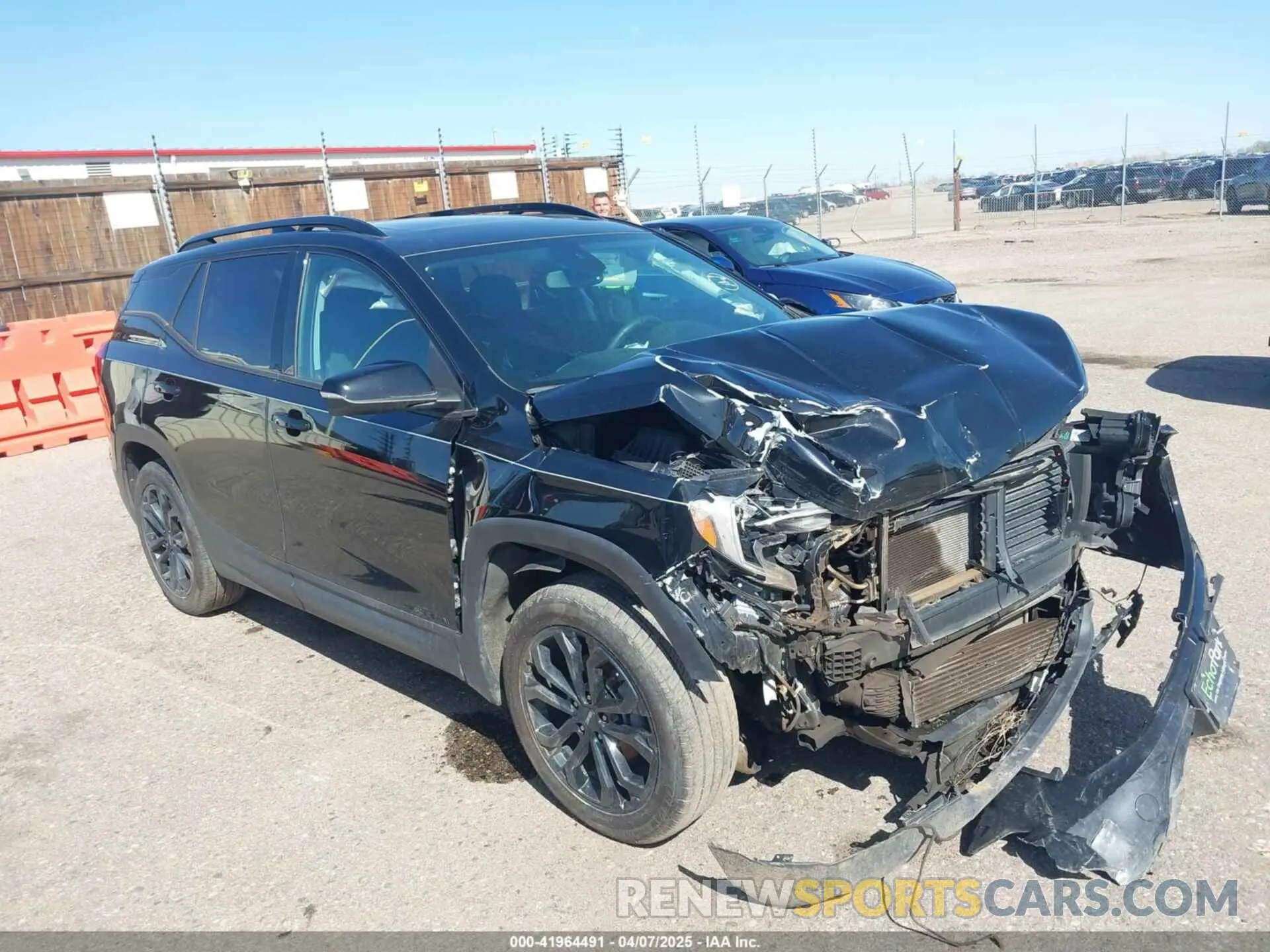 1 fotografías del automóvil dañado 3GKALVEV6ML388149 GMC TERRAIN 2021