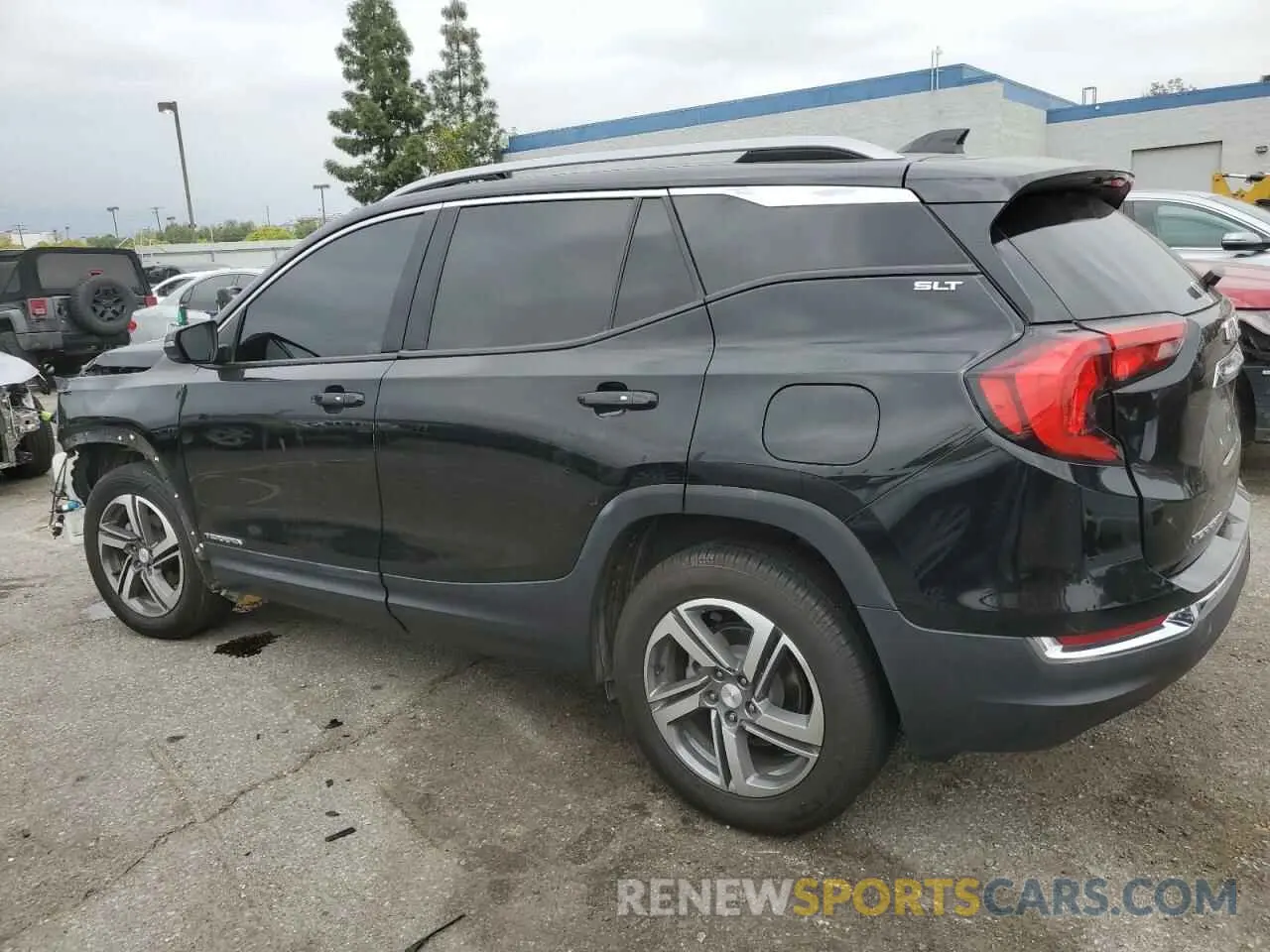 2 fotografías del automóvil dañado 3GKALVEV7ML309202 GMC TERRAIN 2021