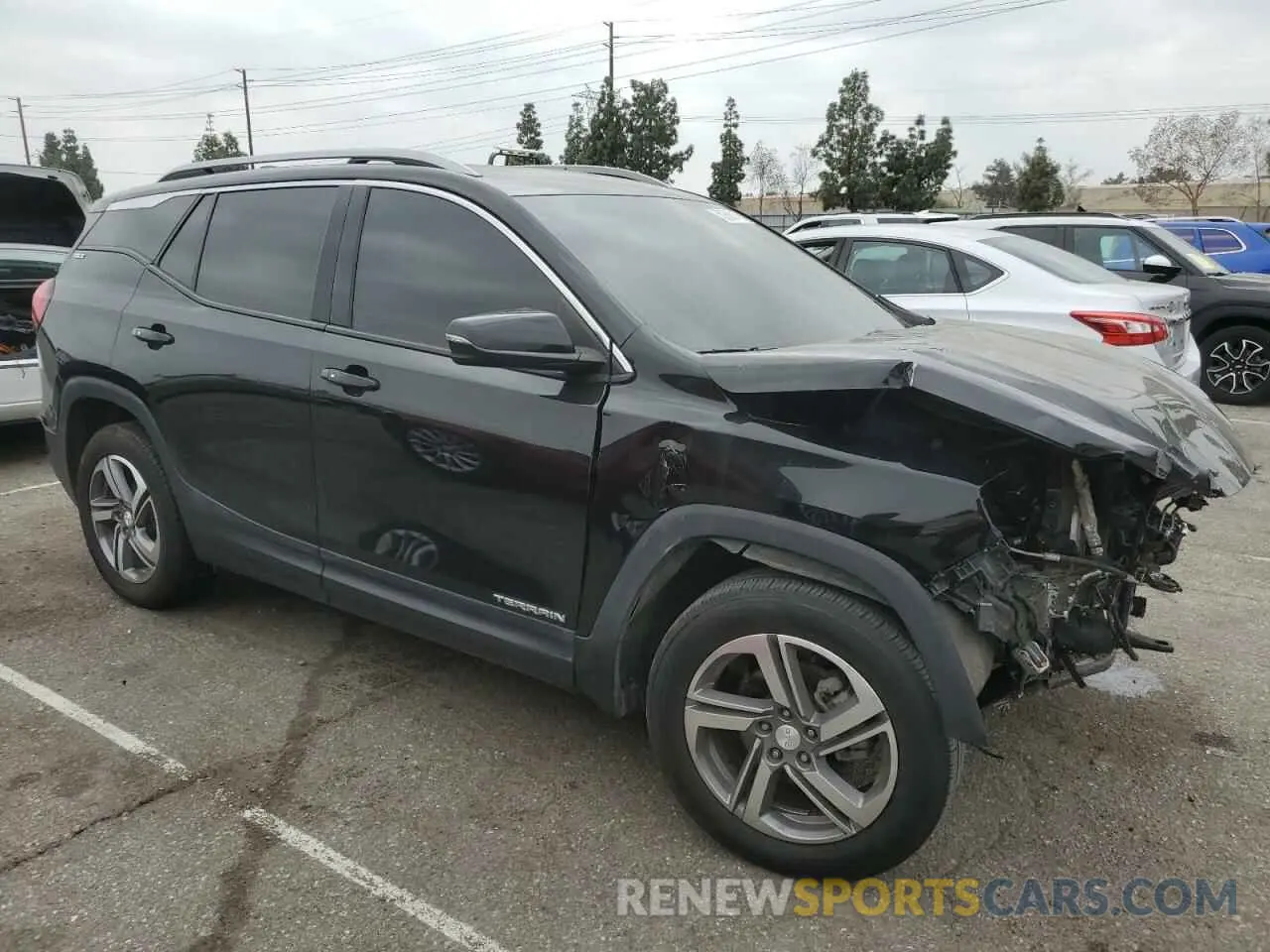 4 fotografías del automóvil dañado 3GKALVEV7ML309202 GMC TERRAIN 2021