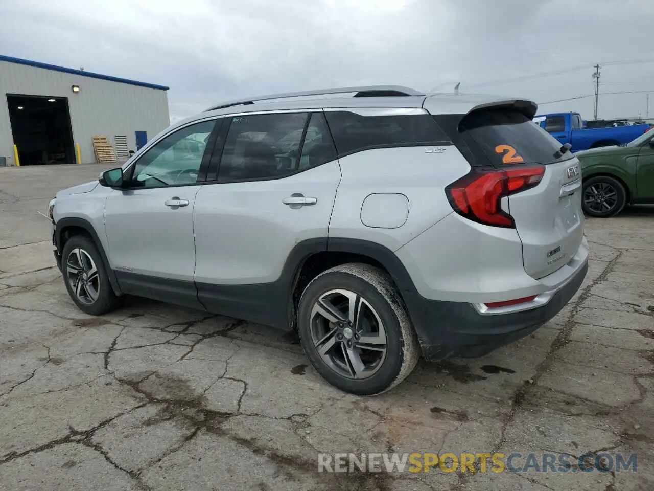 2 fotografías del automóvil dañado 3GKALVEV7ML309670 GMC TERRAIN 2021
