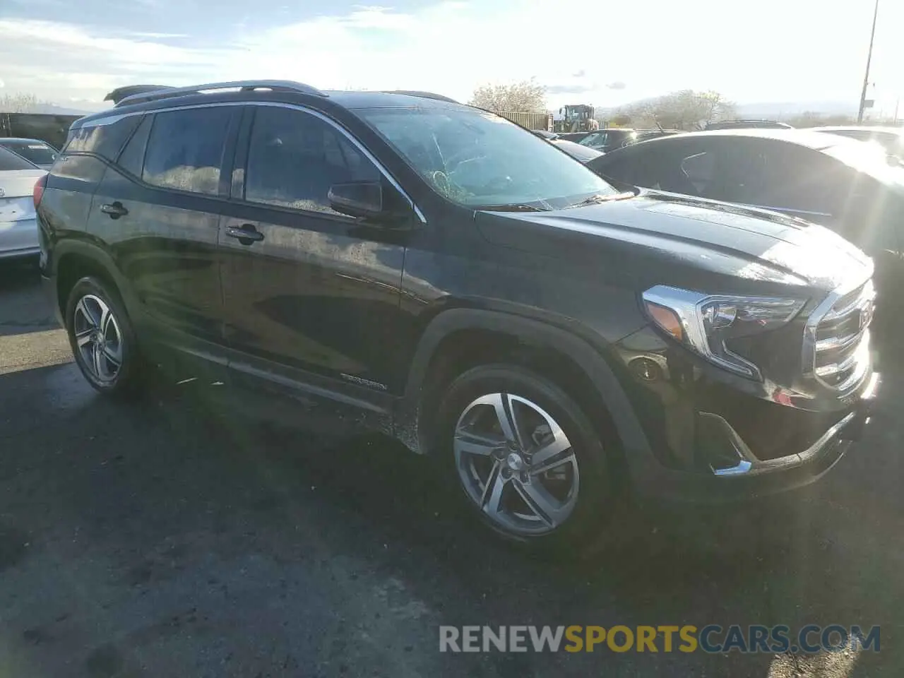 4 fotografías del automóvil dañado 3GKALVEV7ML313587 GMC TERRAIN 2021